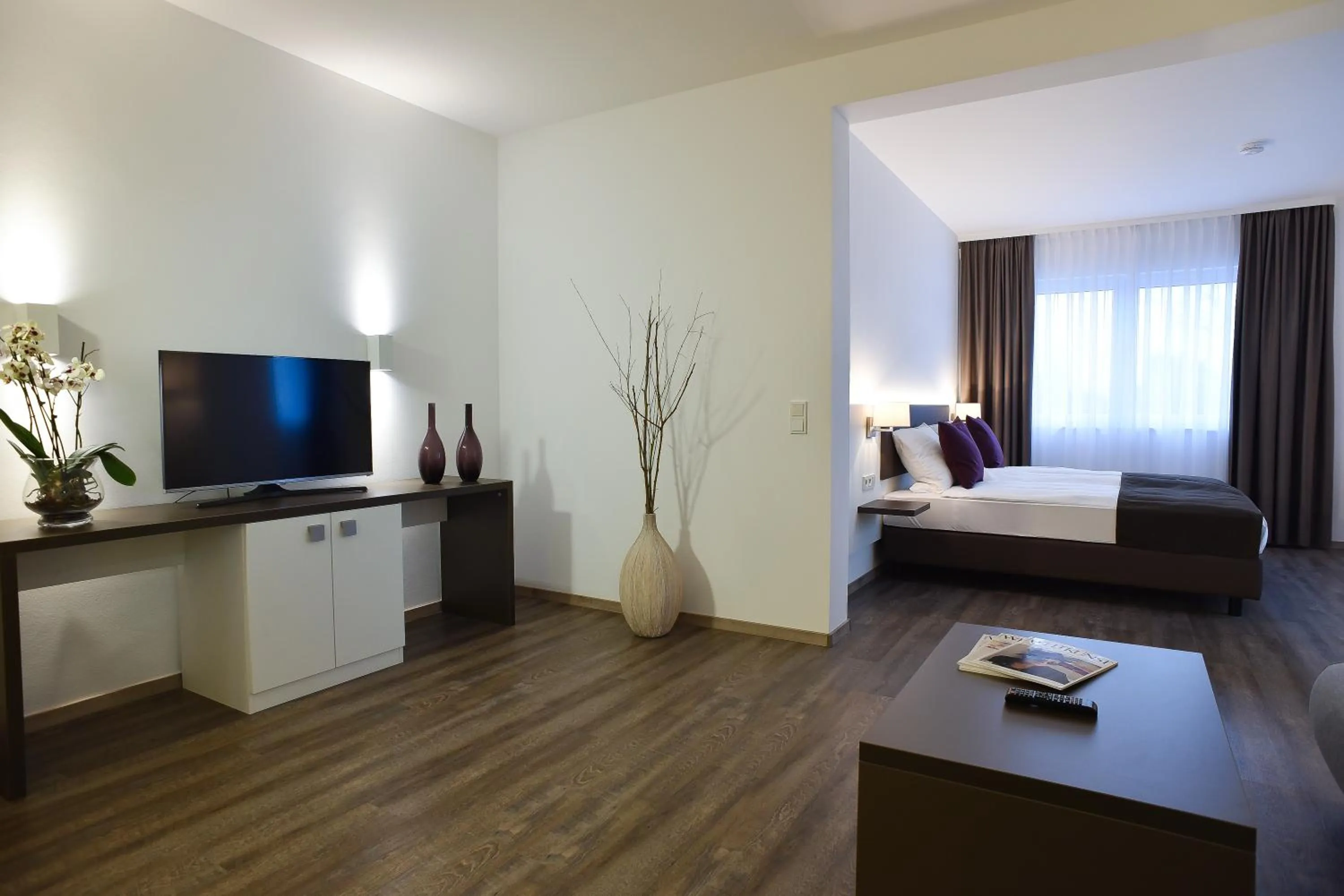 Living room, Bed in Guesthouse Lichtenau