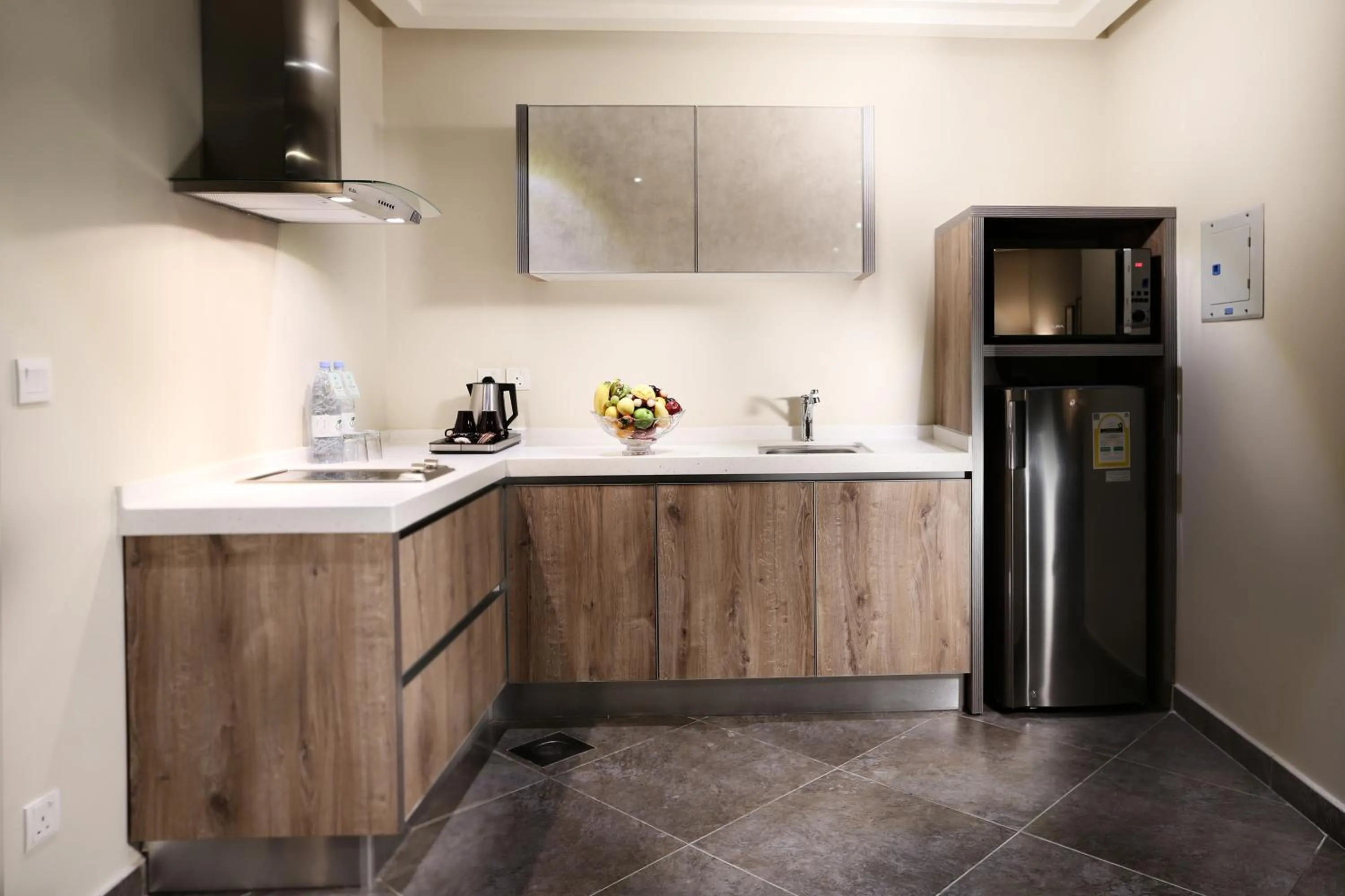 Communal kitchen in Aswar Al olaya for serviced Apartments