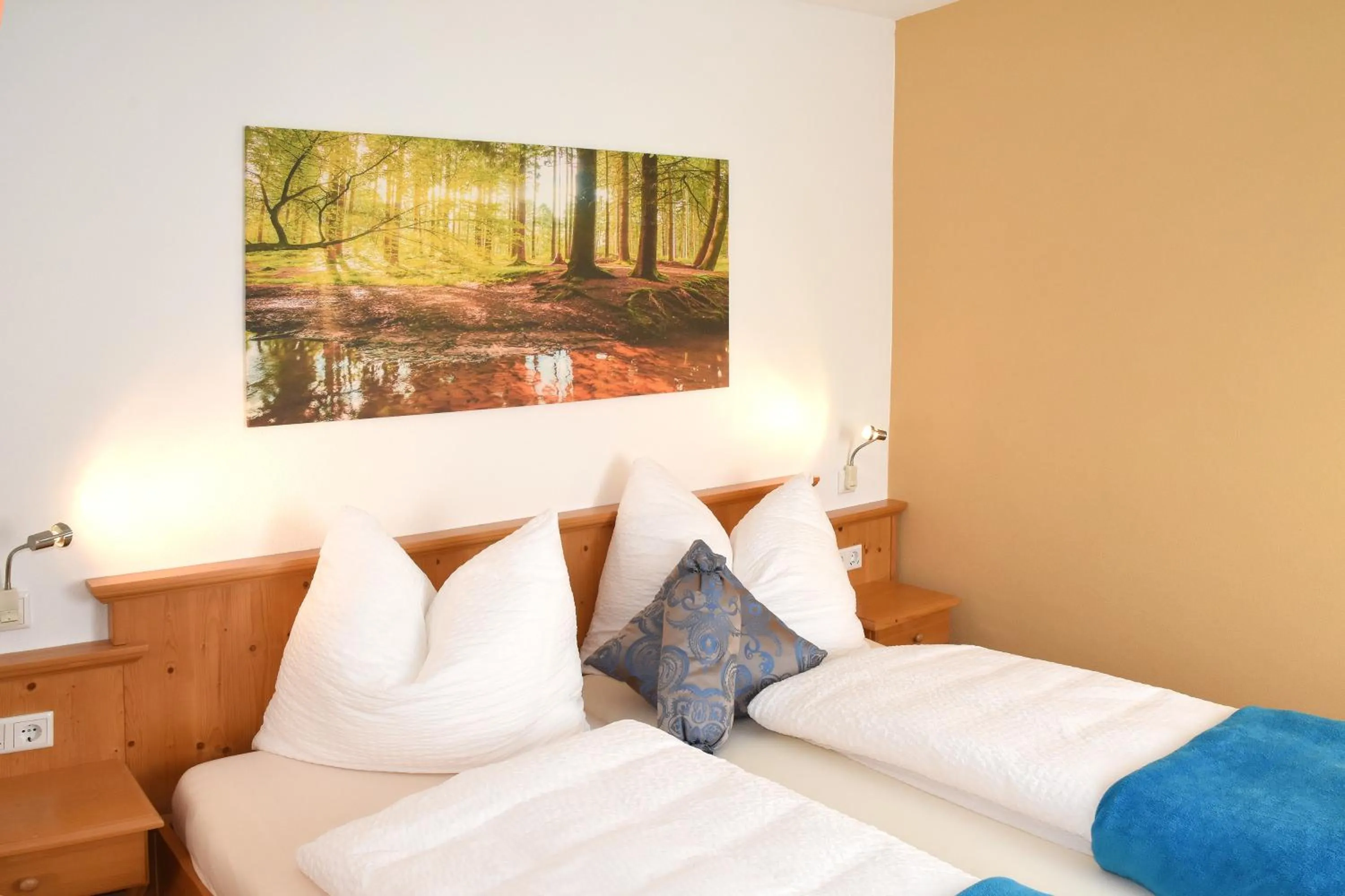 Bed in Pension Freiheit