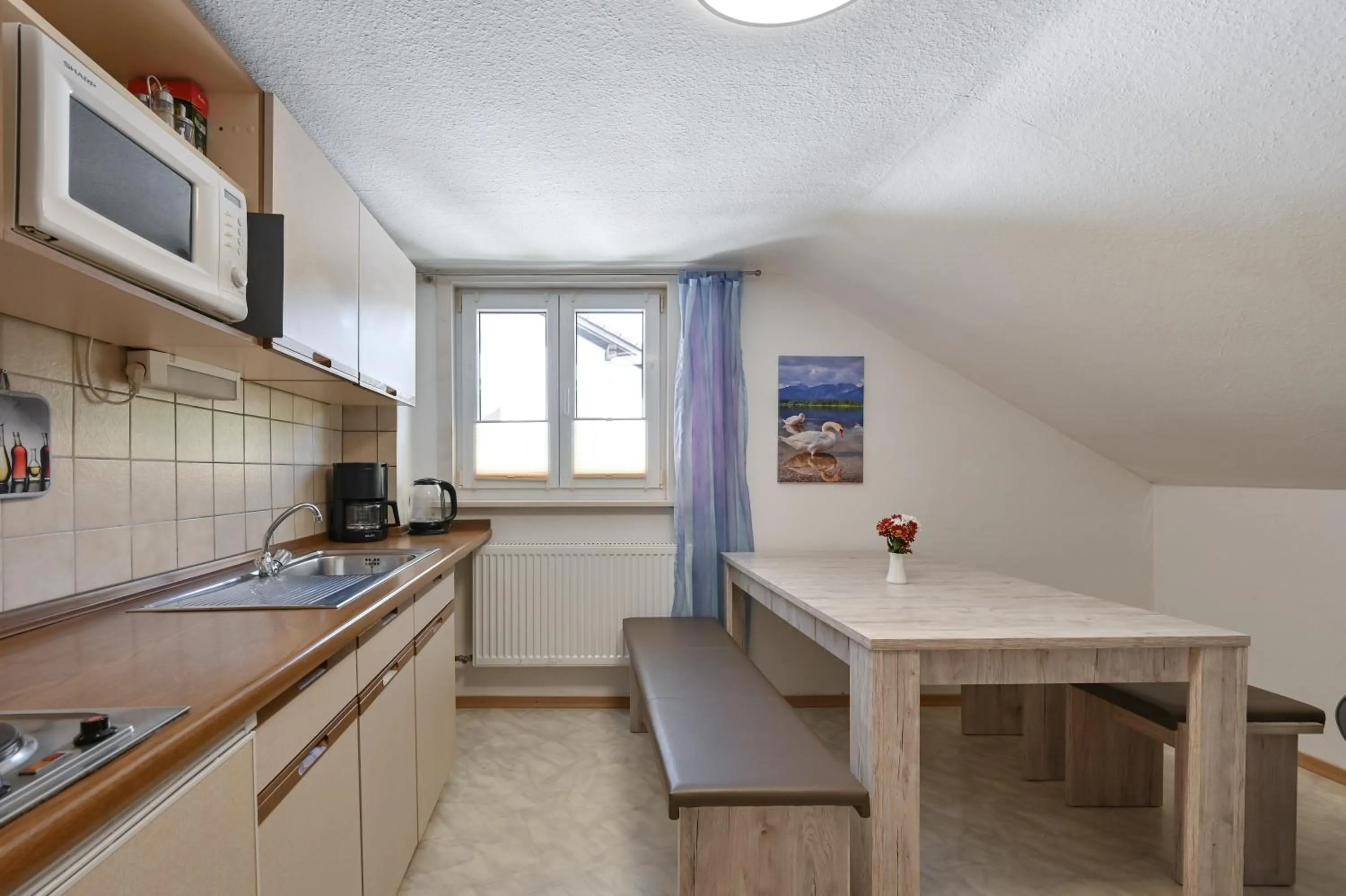 Kitchen or kitchenette in Pension Freiheit