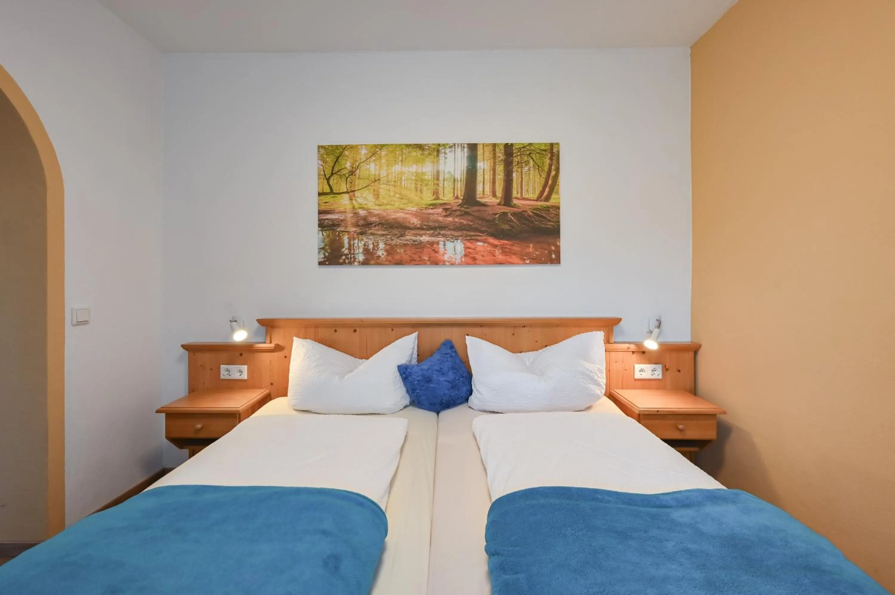 Bed in Pension Freiheit