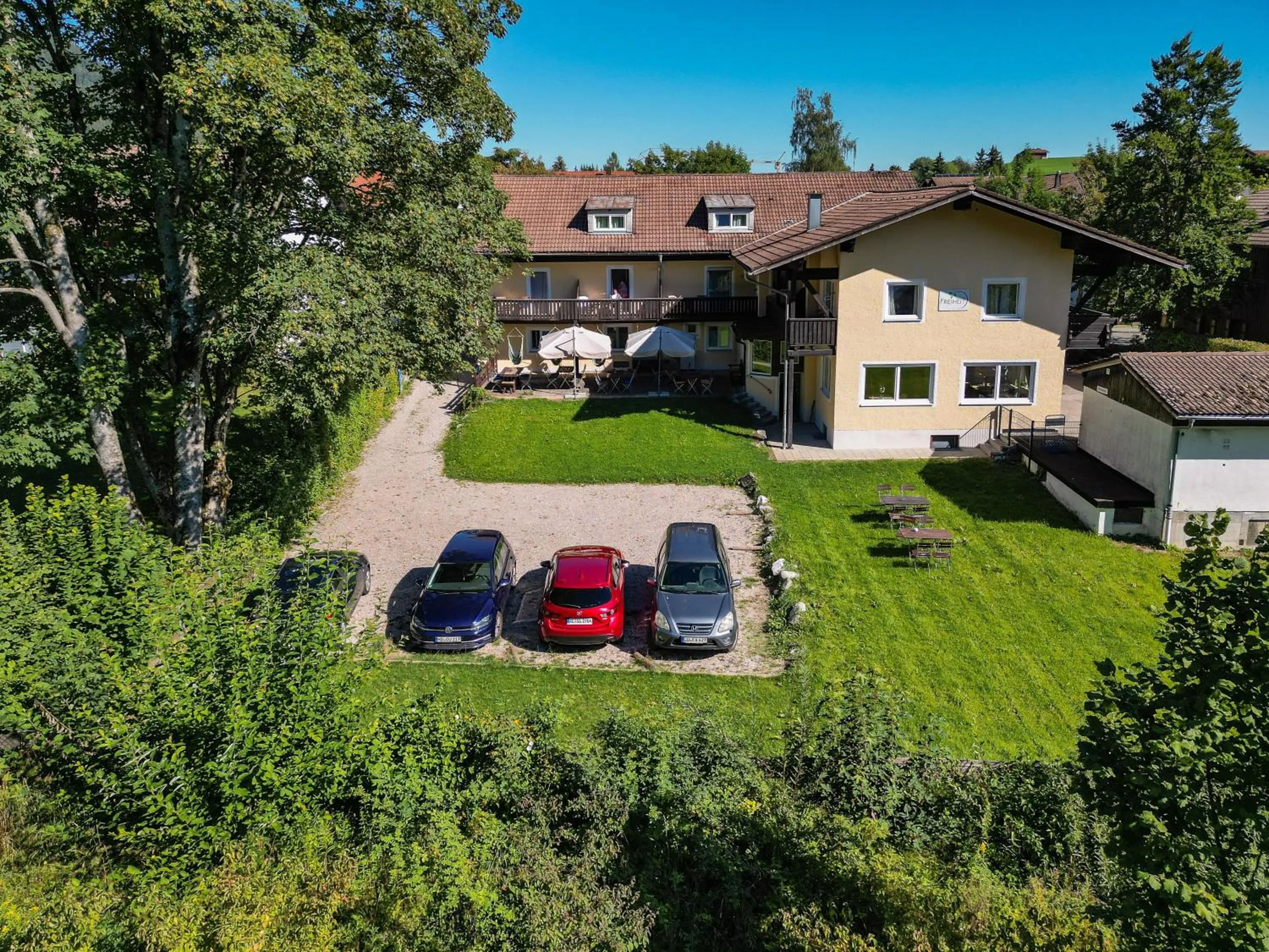 Property building in Pension Freiheit