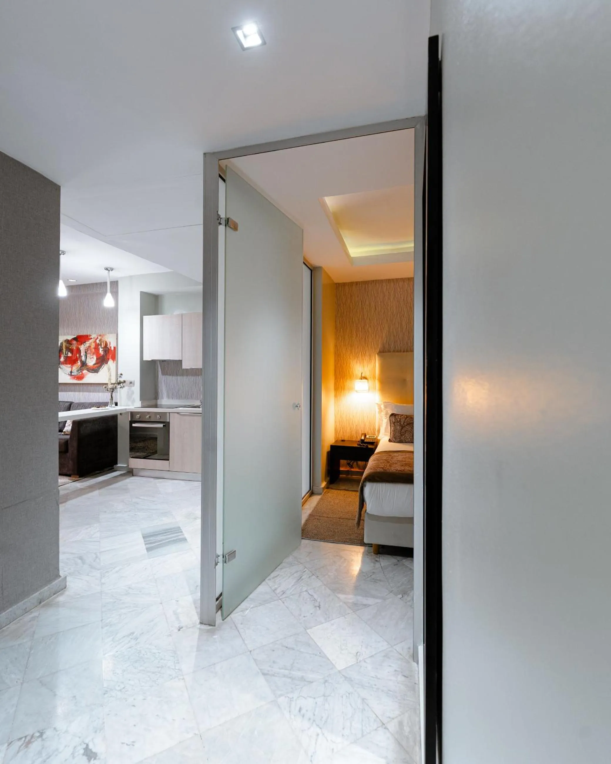 Bed in The Fourteen Luxury Boutique Hotel & SPA