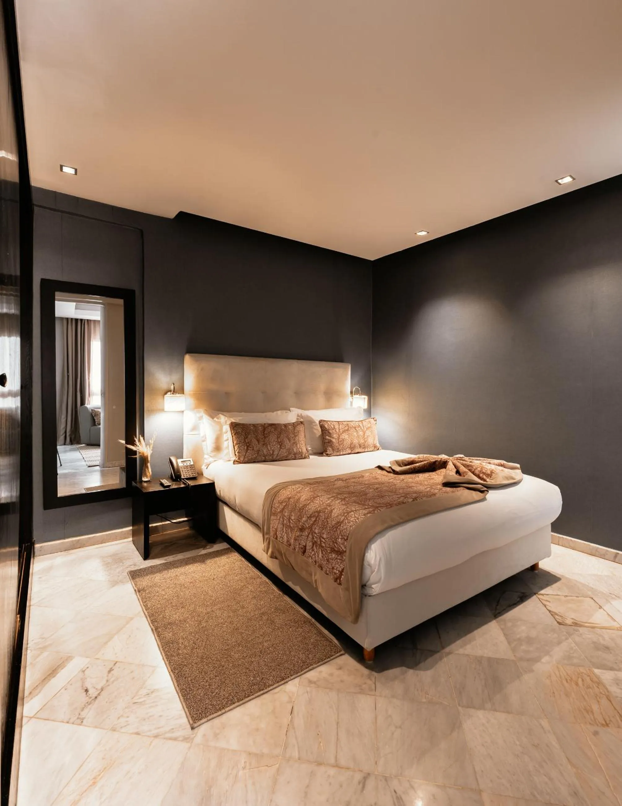 Bed in The Fourteen Luxury Boutique Hotel & SPA