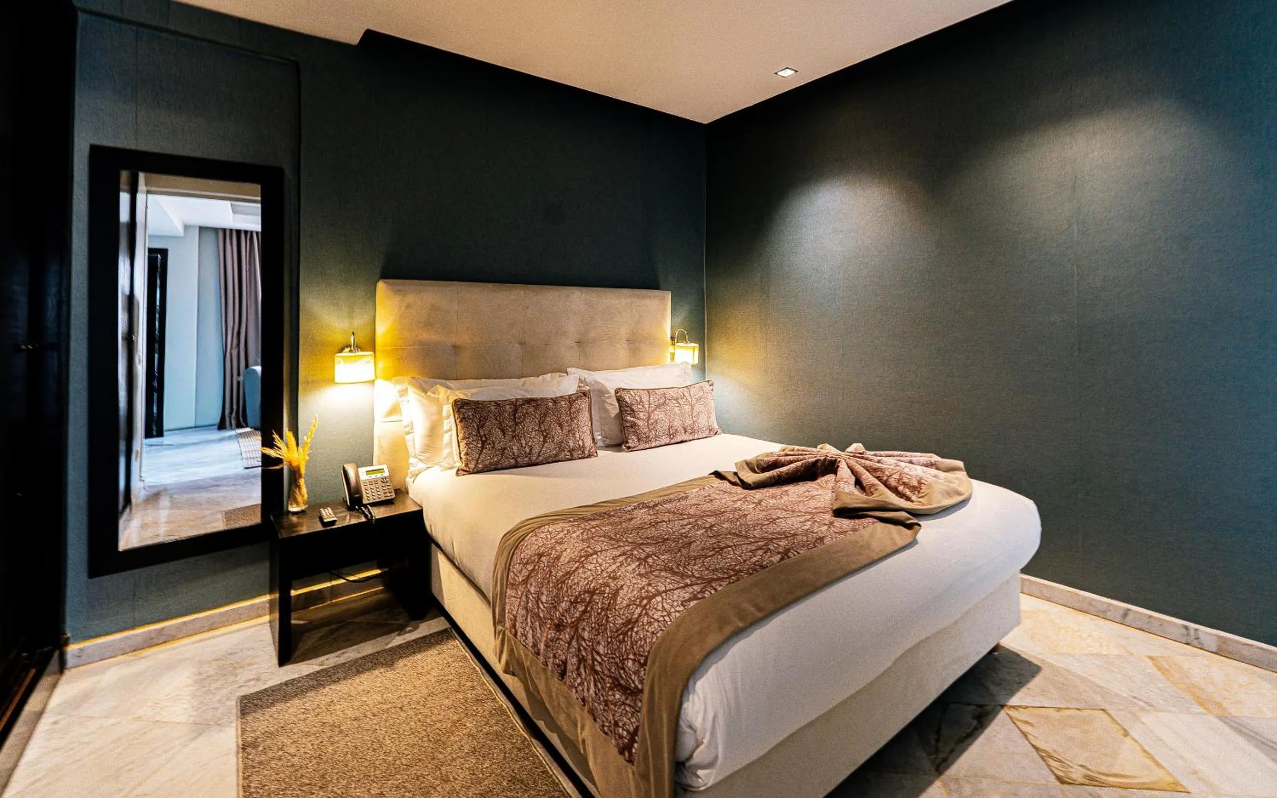Bed in The Fourteen Luxury Boutique Hotel & SPA