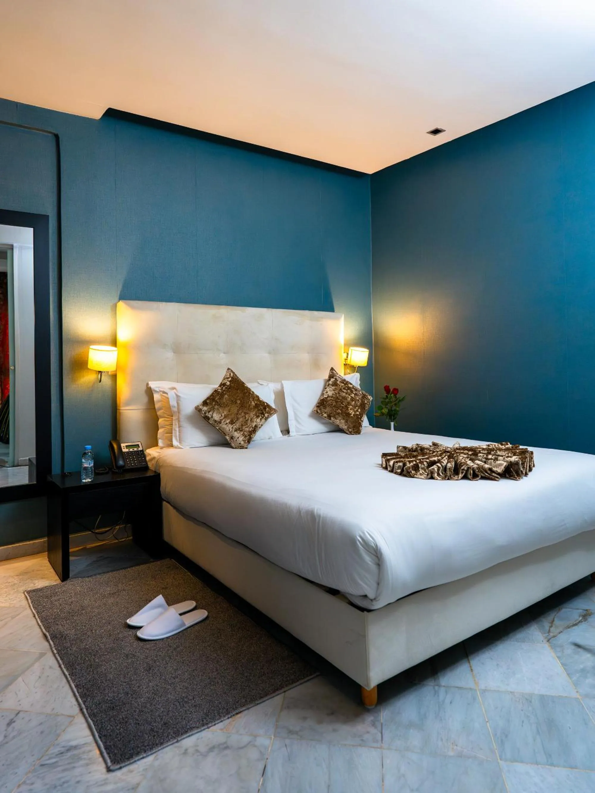 Bed in The Fourteen Luxury Boutique Hotel