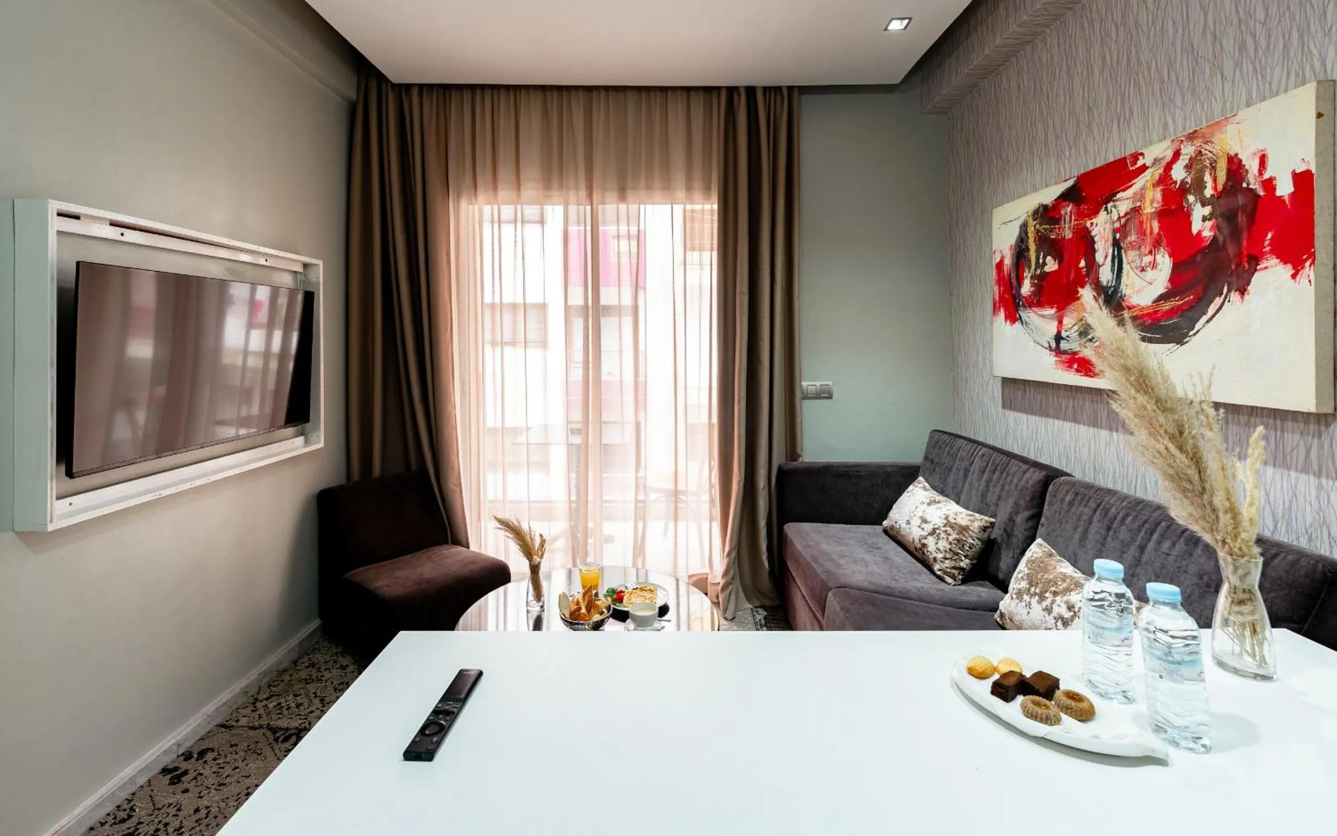 Bed in The Fourteen Luxury Boutique Hotel & SPA