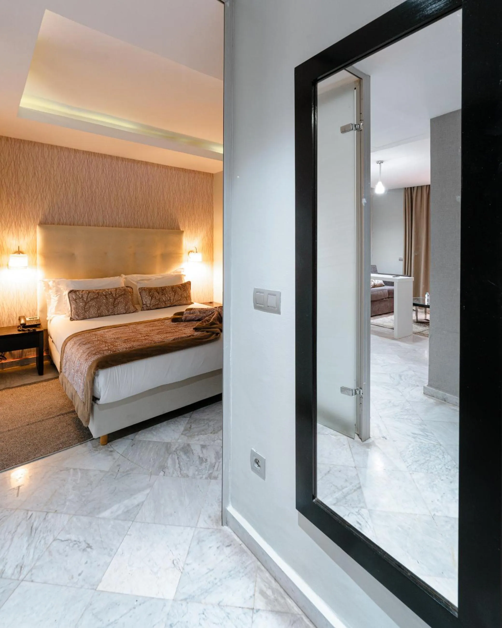 Bed in The Fourteen Luxury Boutique Hotel & SPA