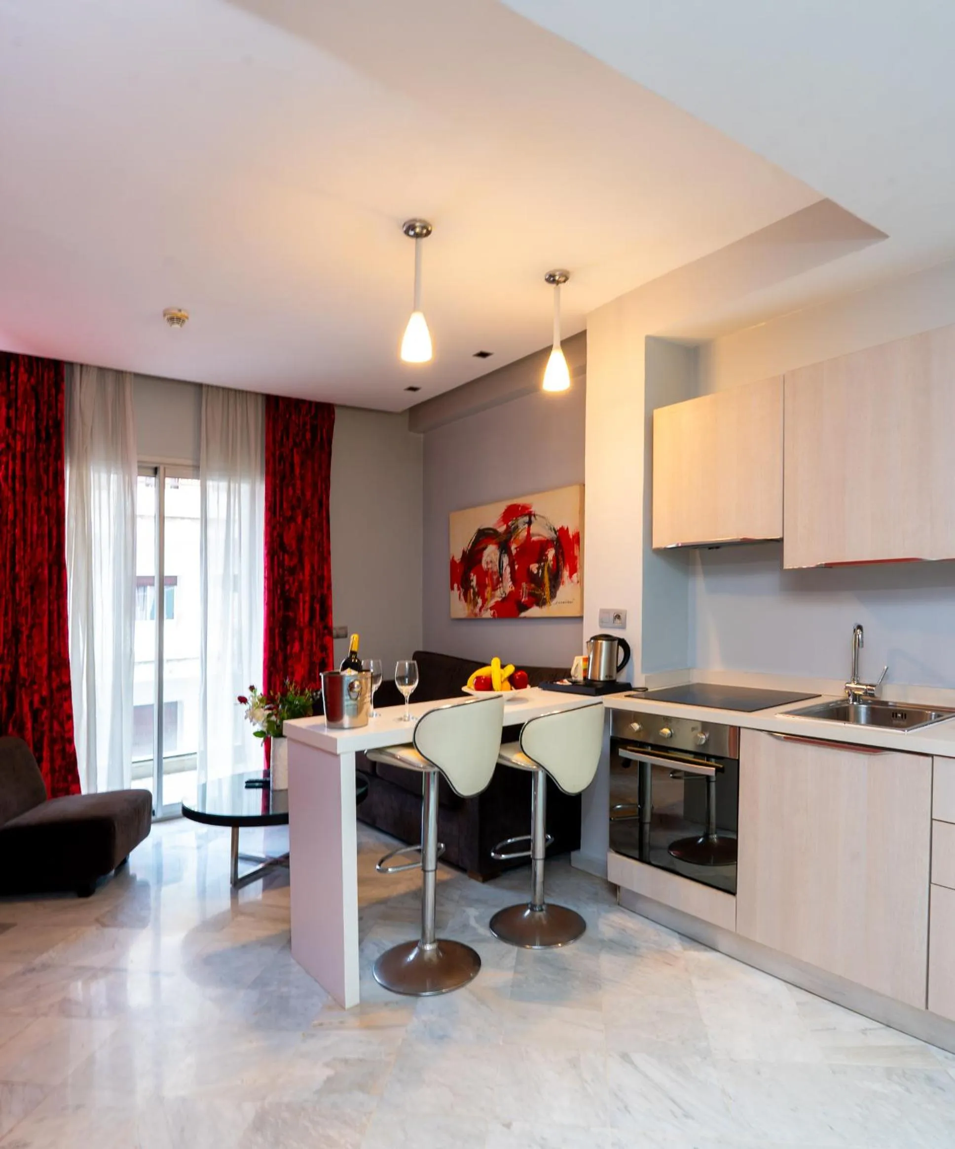 Kitchen or kitchenette in The Fourteen Luxury Boutique Hotel
