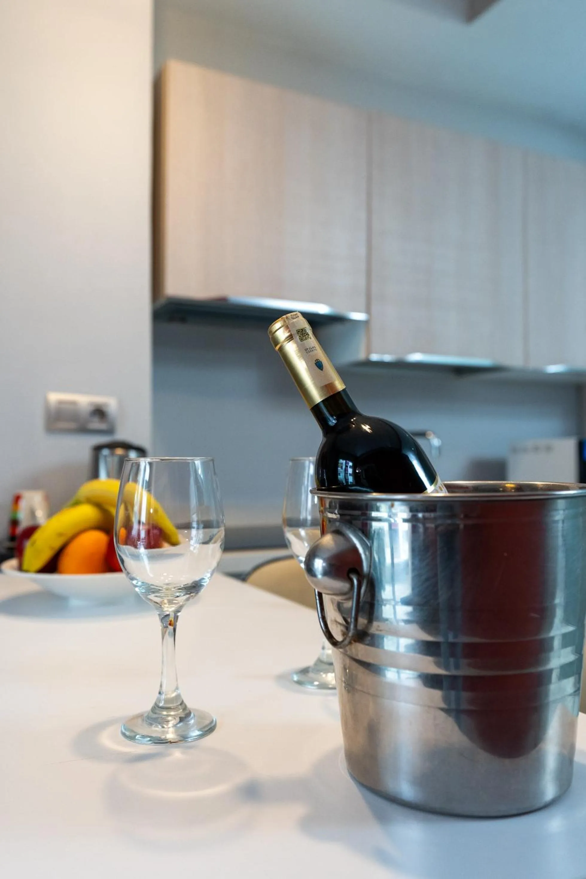 Kitchen or kitchenette in The Fourteen Luxury Boutique Hotel