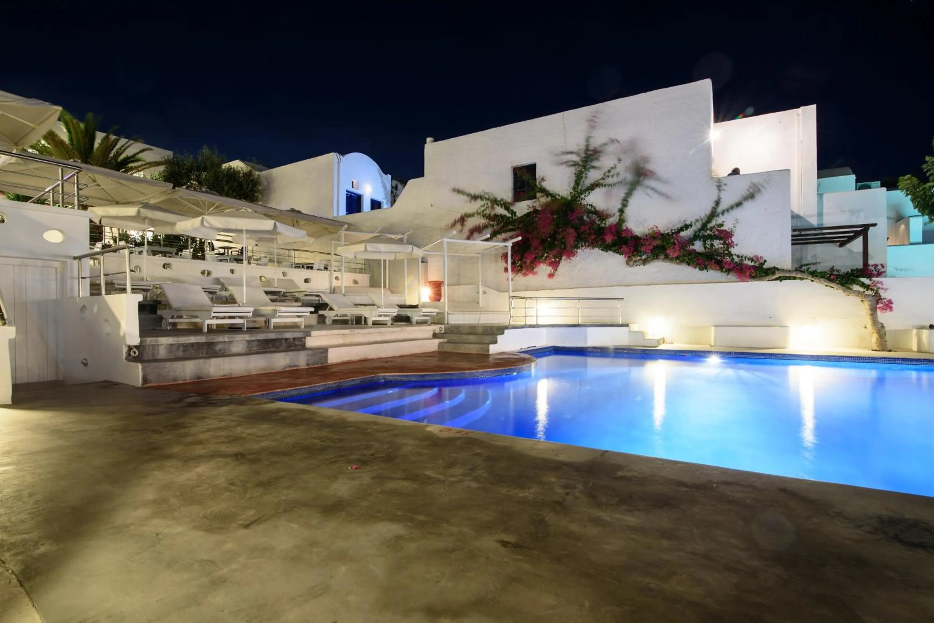 Swimming pool in RK Beach Hotel