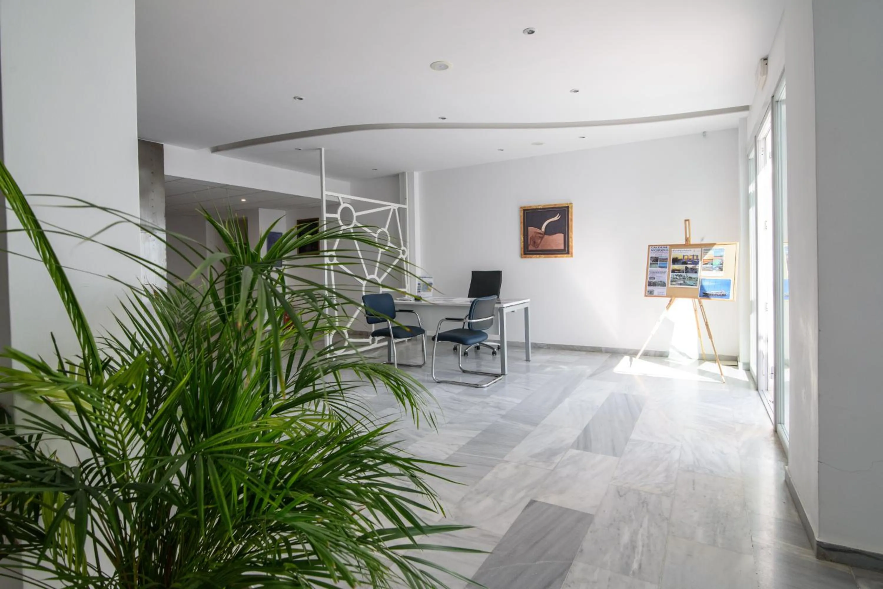 Lobby or reception in RK Beach Hotel