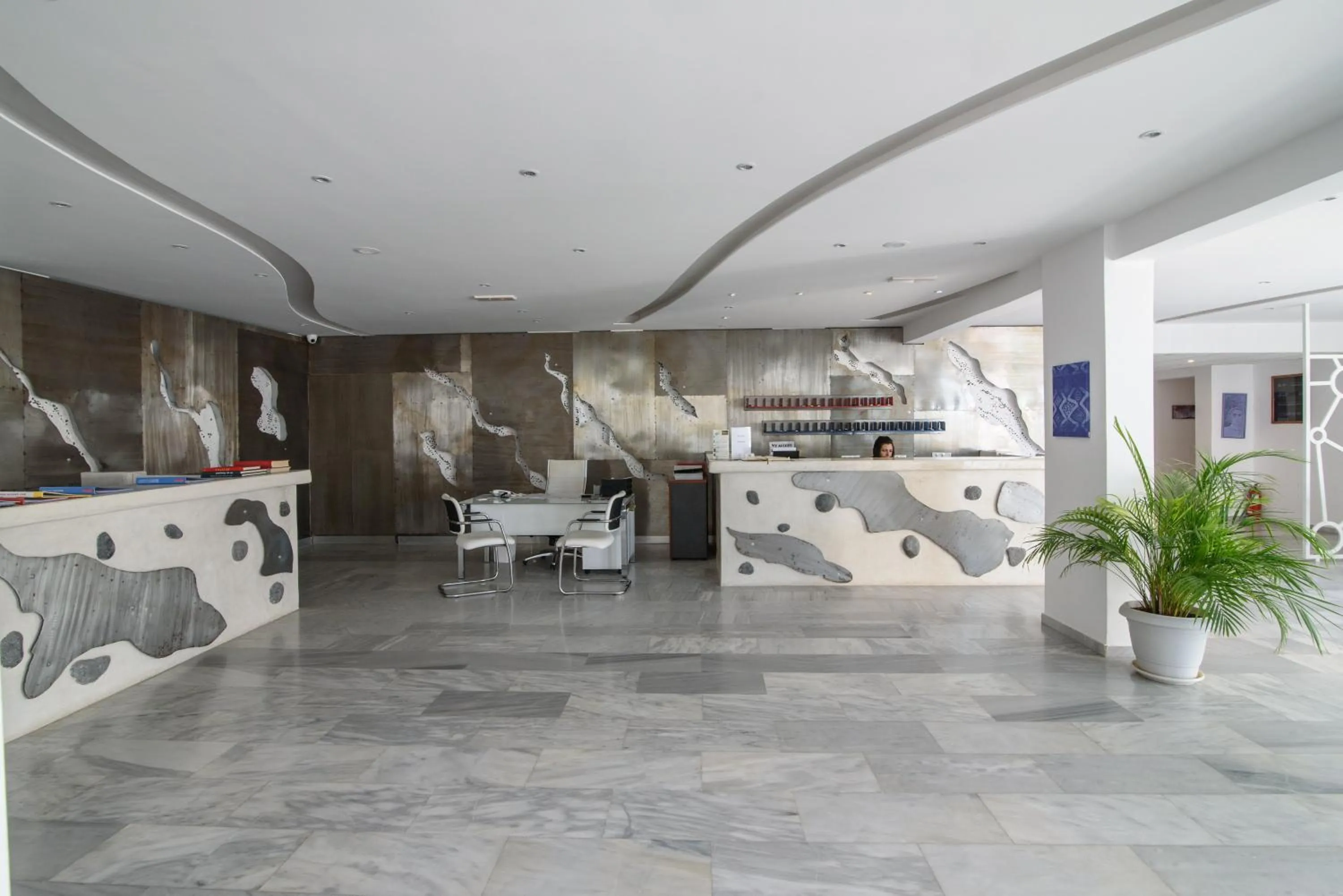 Lobby or reception in RK Beach Hotel