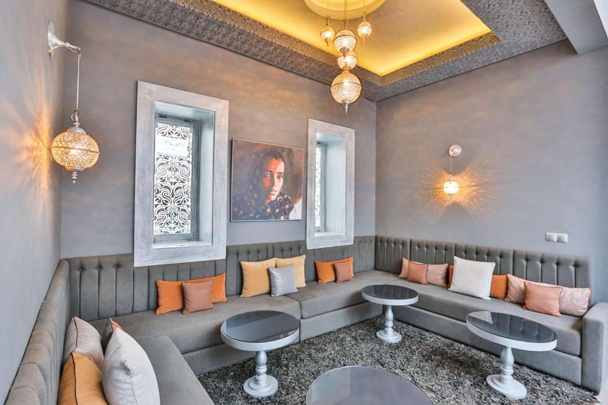 Living room in Riad Raoud Rayhane