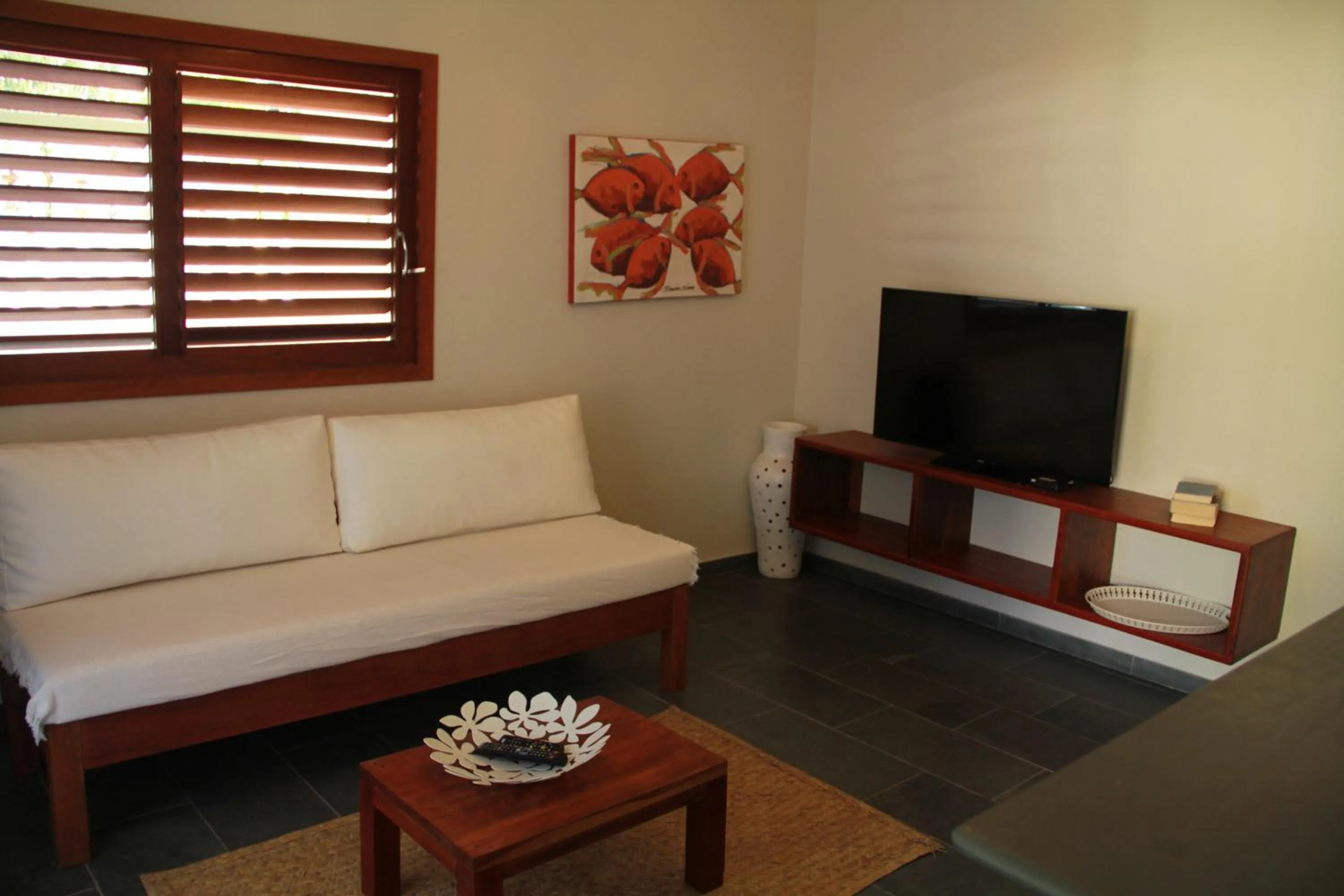 Living room in Flor da Mata