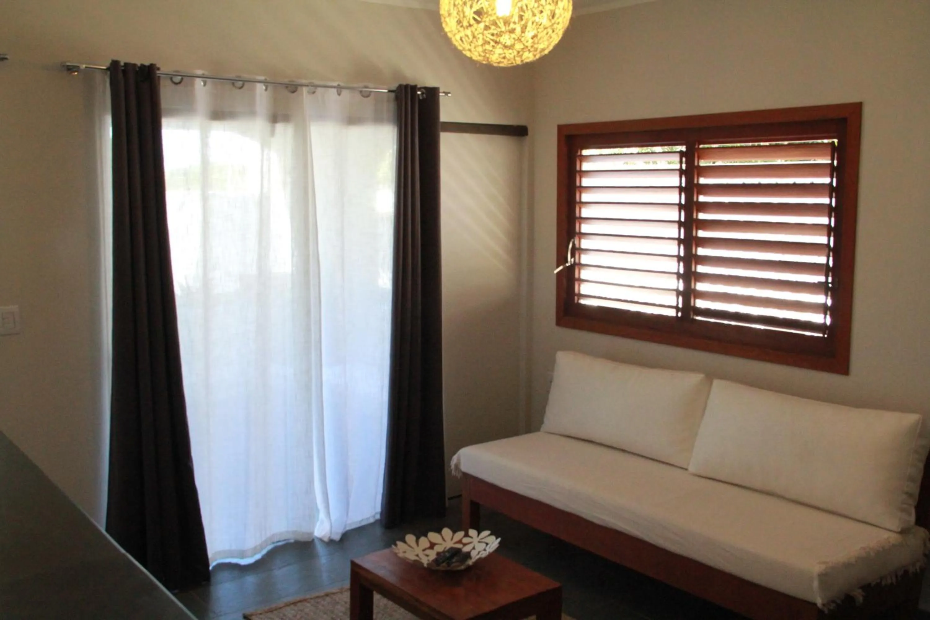 Living room in Flor da Mata