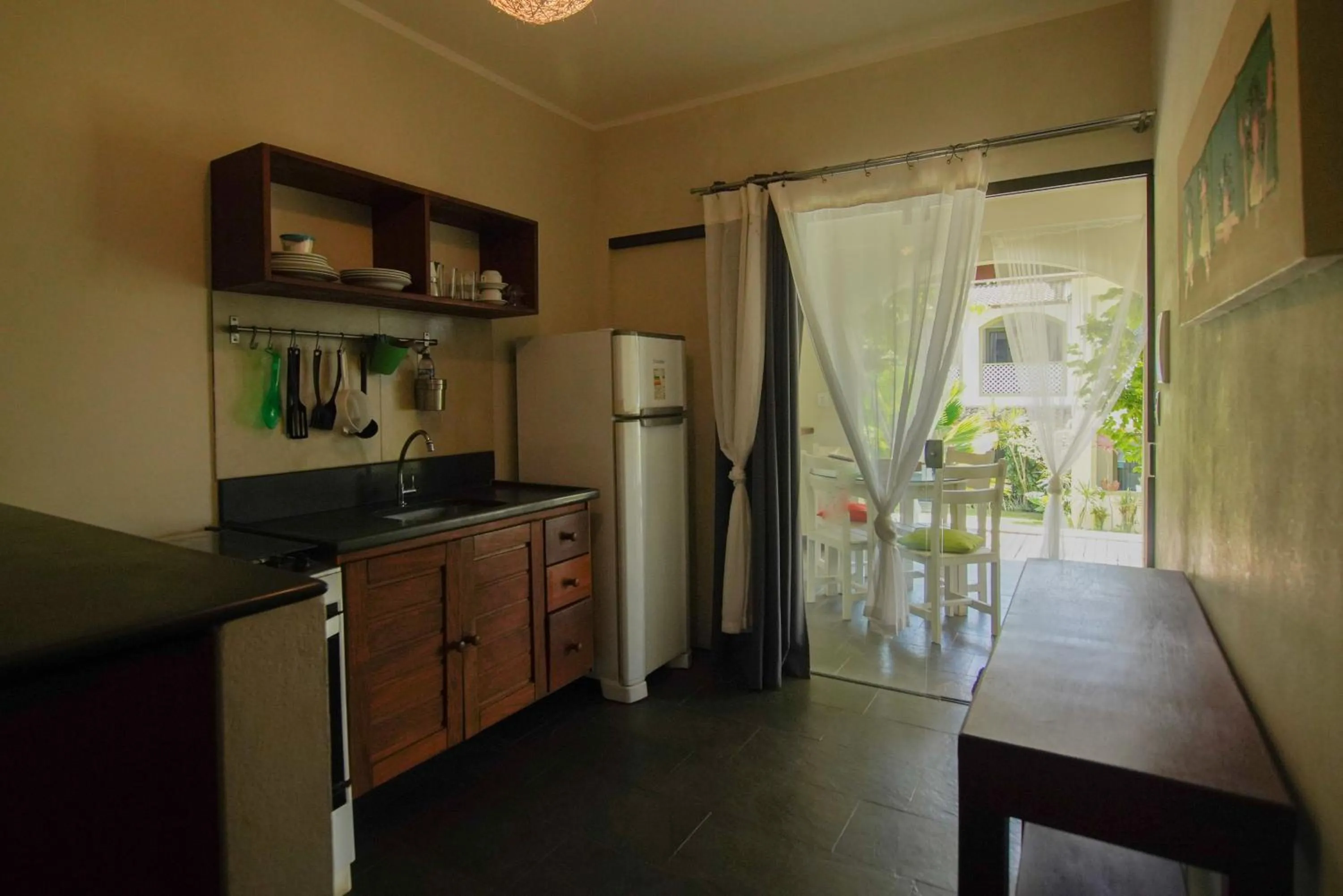 Kitchen or kitchenette in Flor da Mata