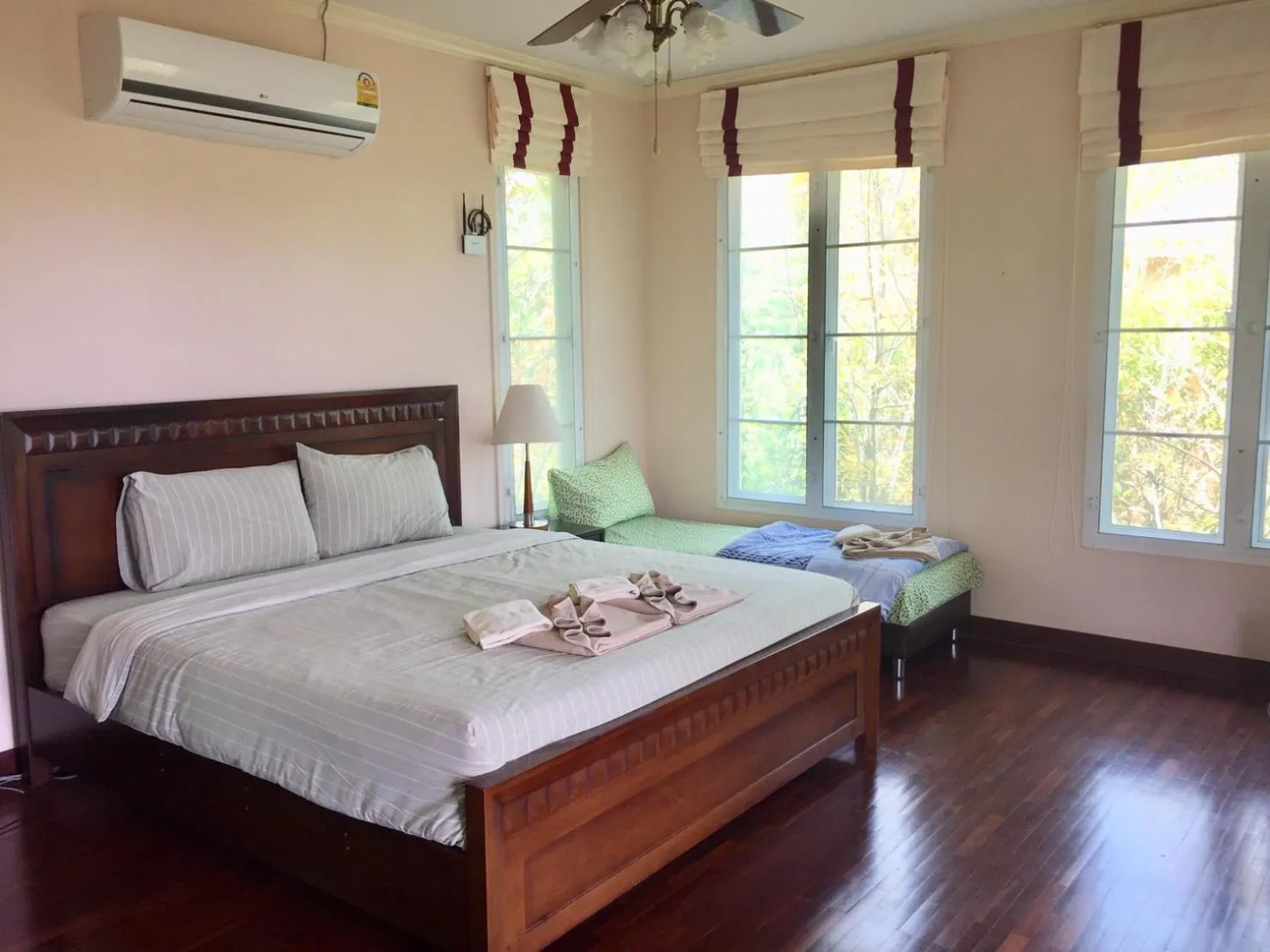 Bed in Khaoyai Nature Retreat
