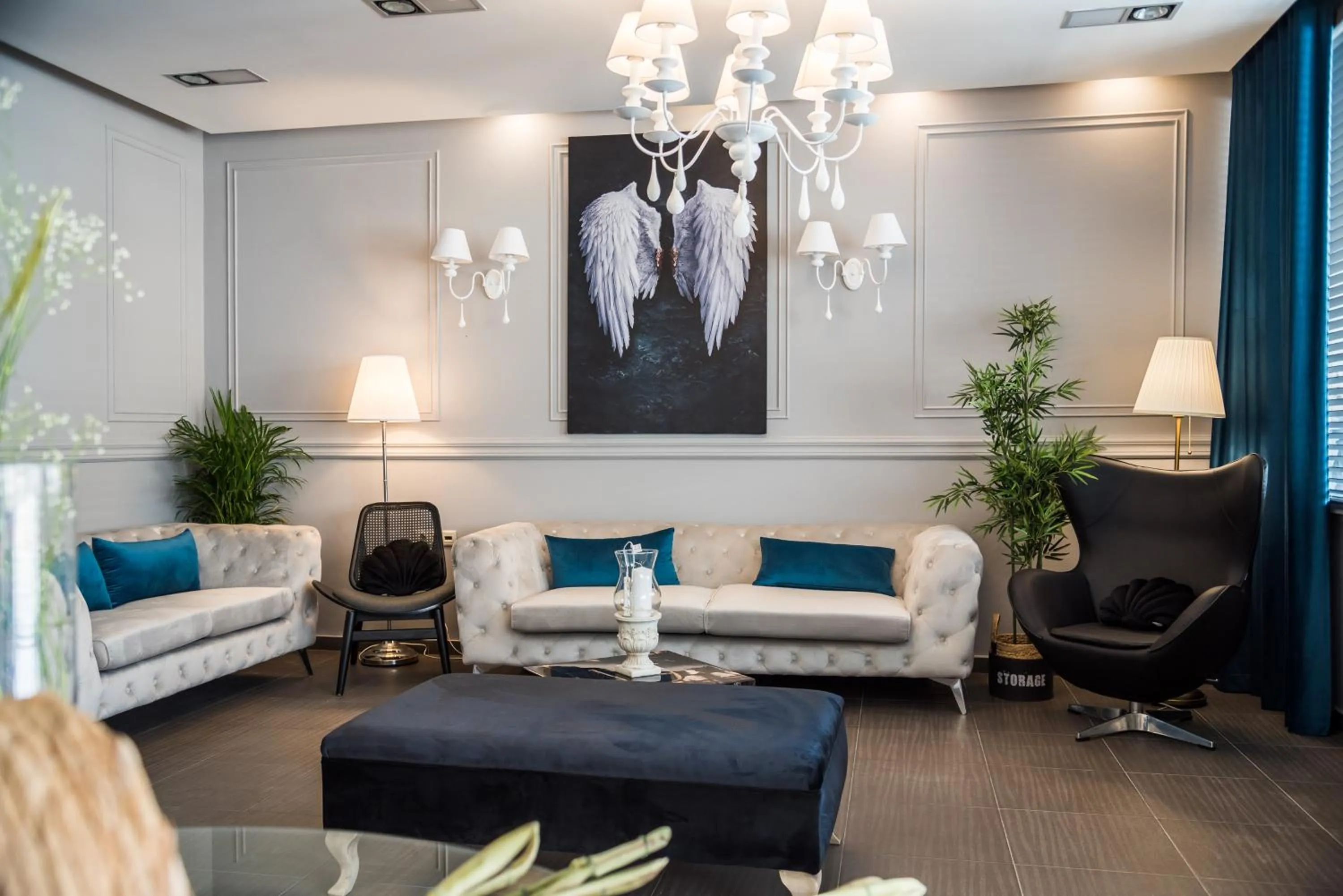 Lobby or reception in Aqua Mare Hotel