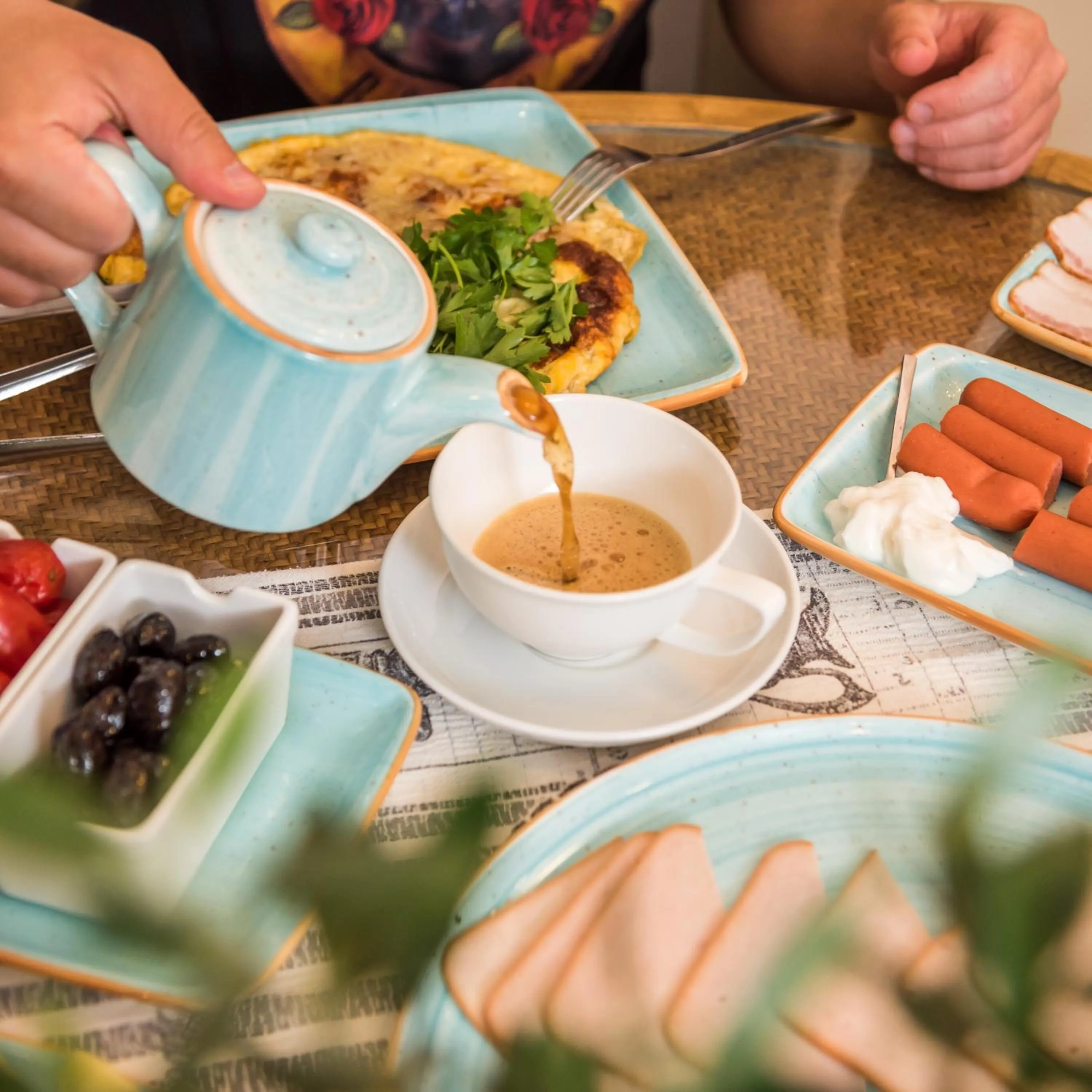 Breakfast in Aqua Mare Hotel