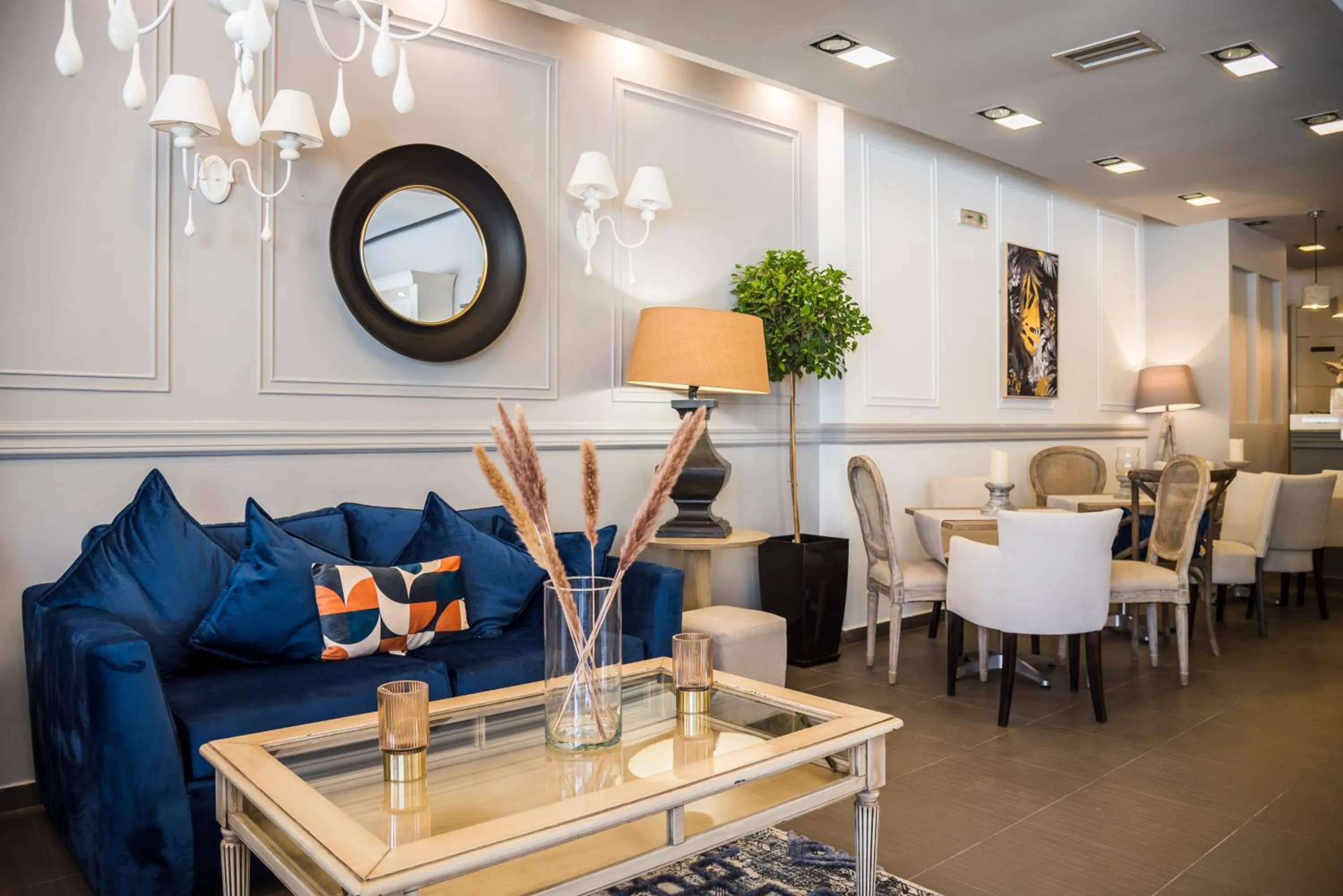 Lobby or reception in Aqua Mare Hotel