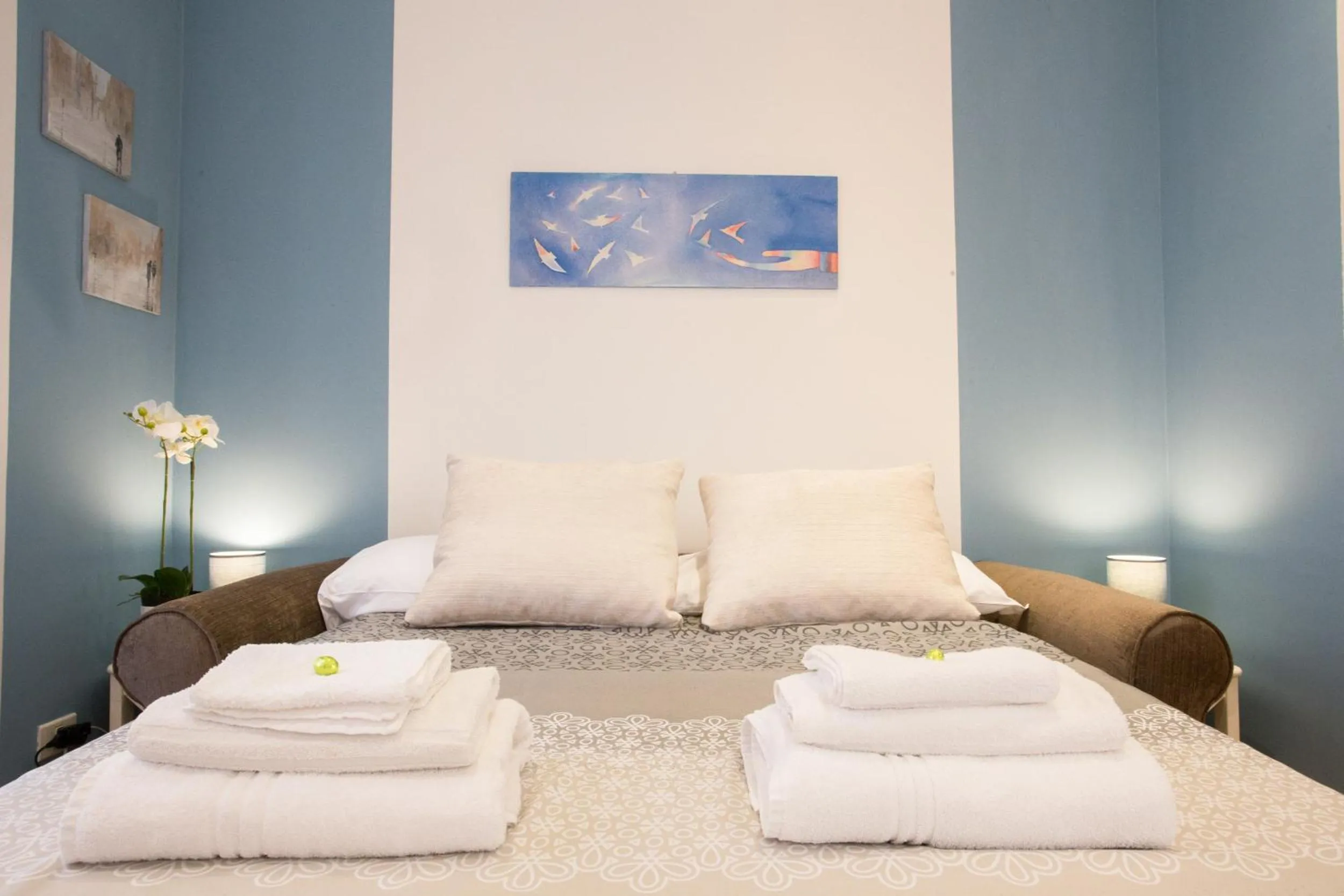 Bedroom, Bed in Polacchi 42 Apartment