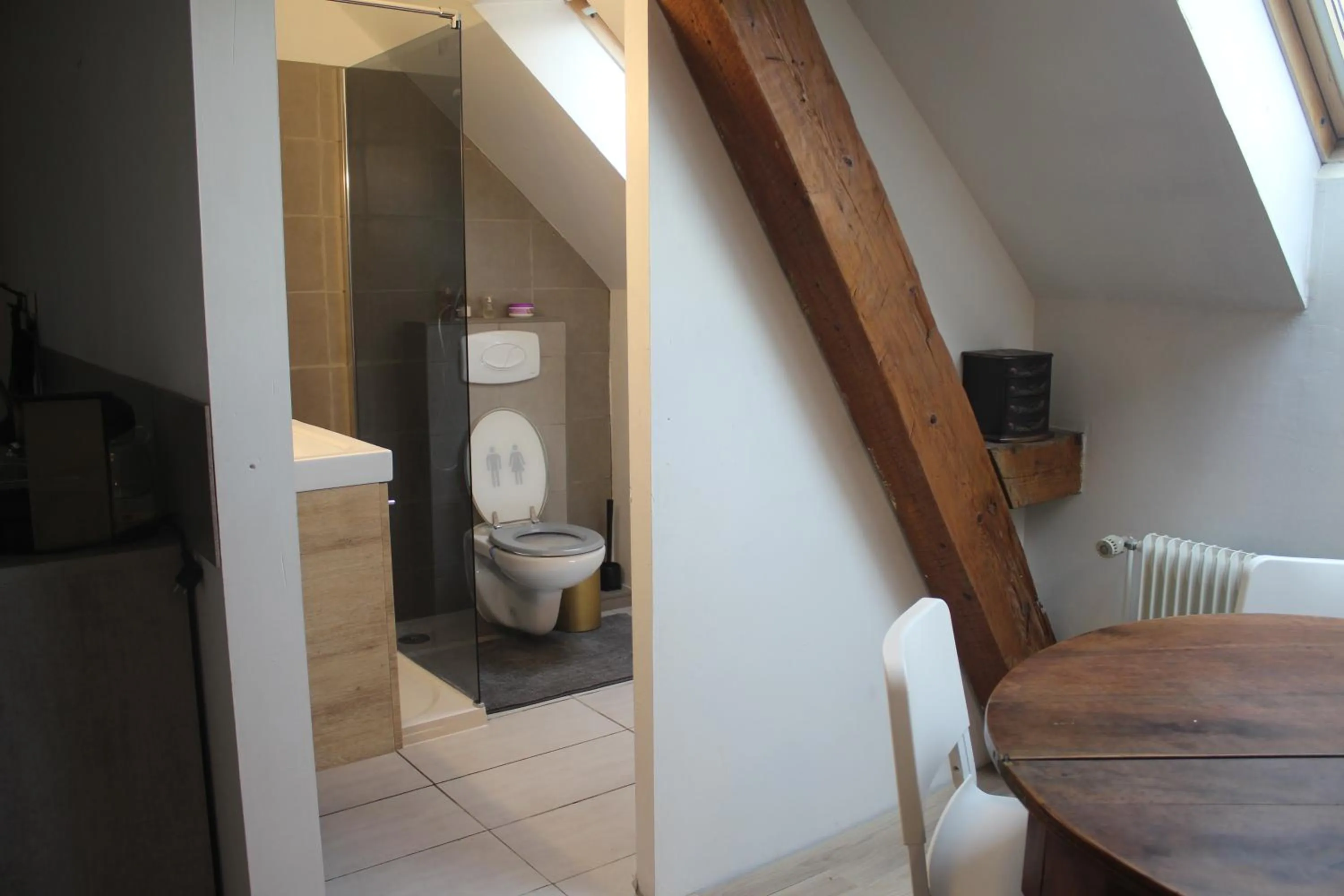 Bathroom in Chambres Privatives Chez l'Habitant