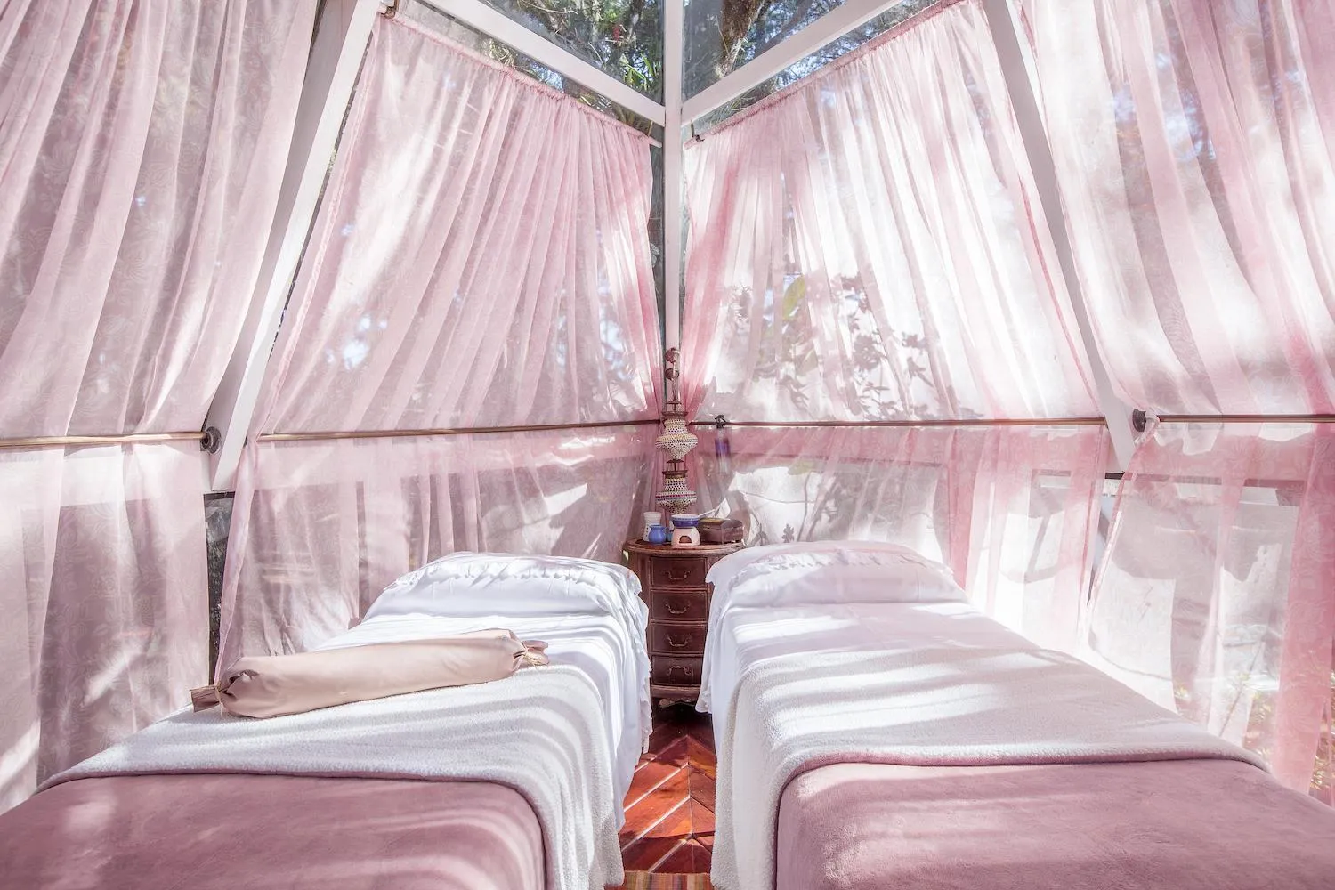 Bed in Pousada & Spa Cantos e Contos