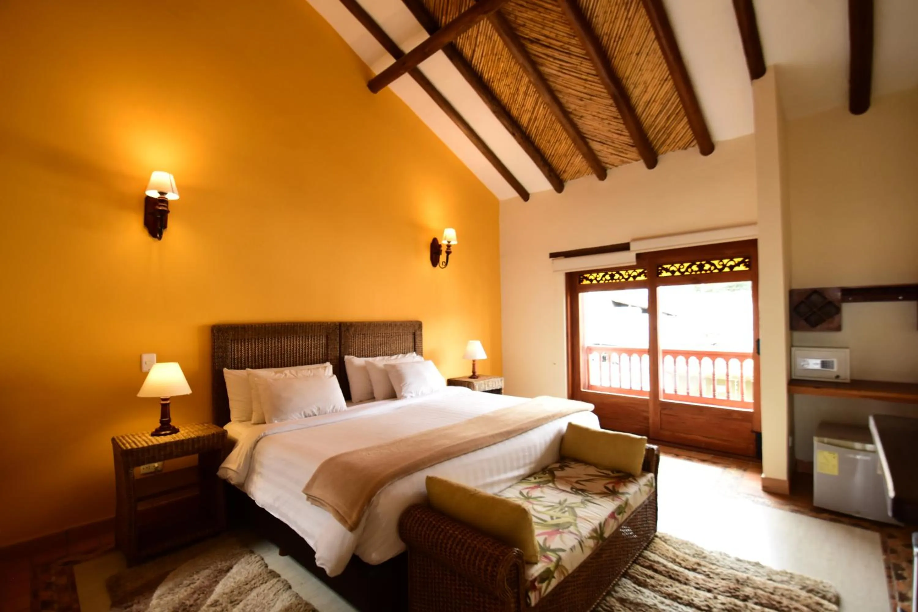 Bed in Hotel Campanario de la Villa