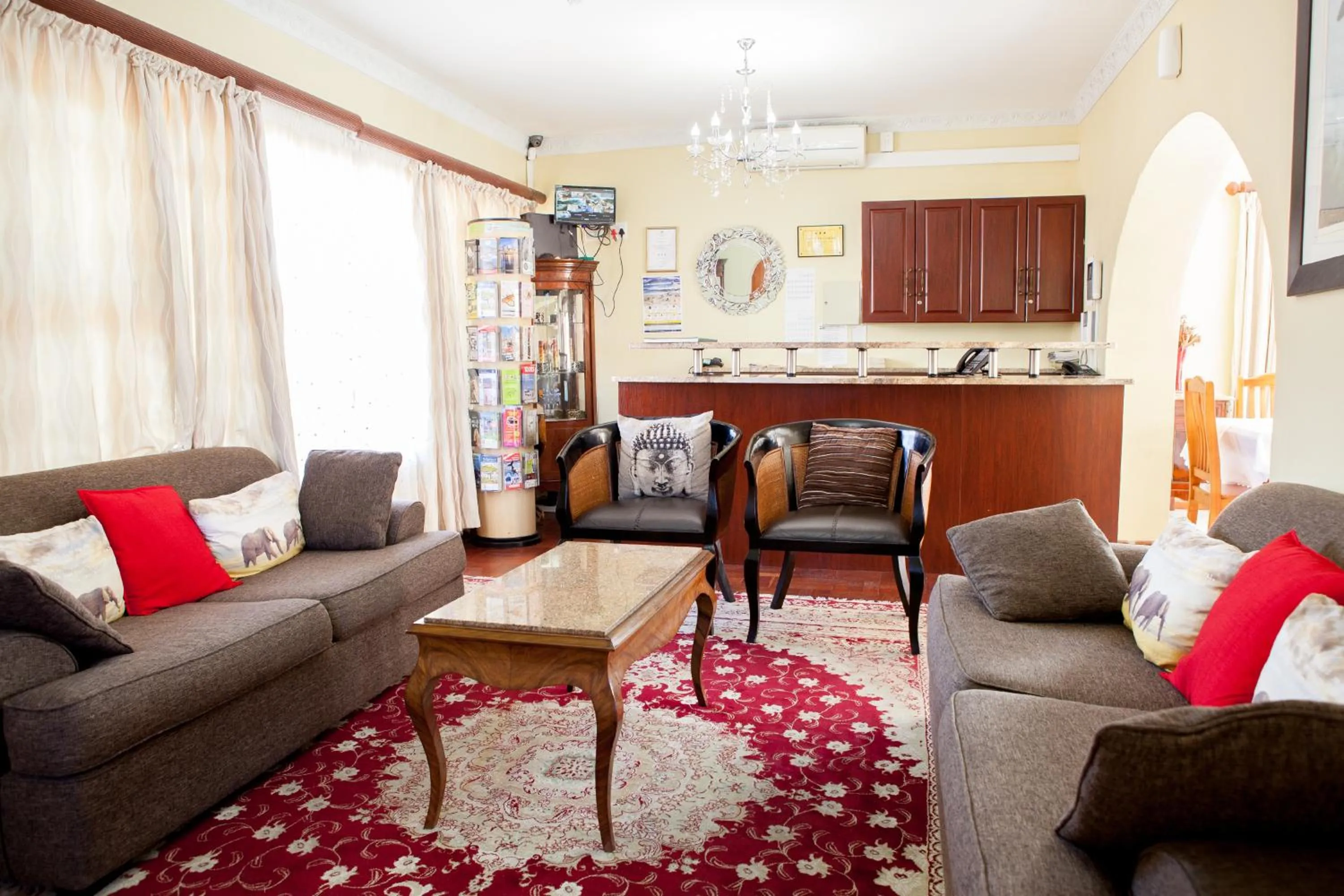 Living room in Oria Guest House