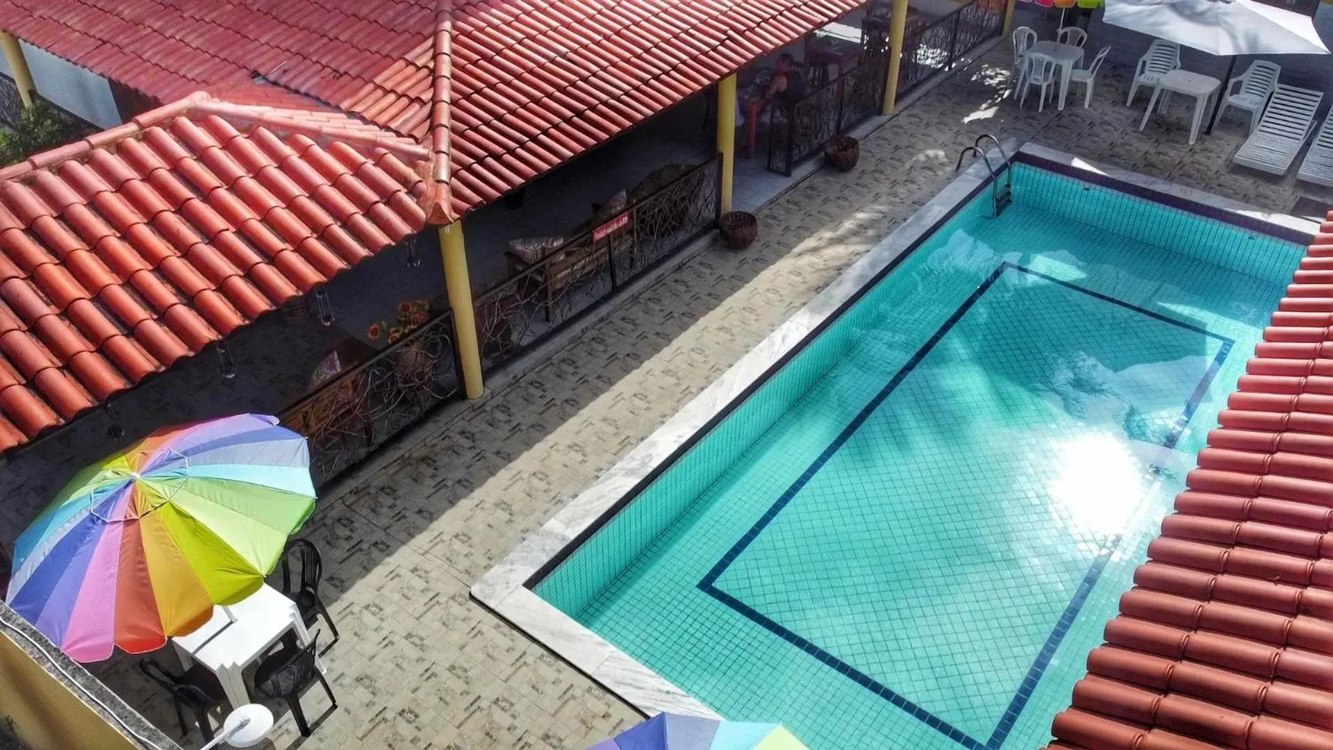 Swimming pool in Pousada Uba-Rio Porto de Galinhas