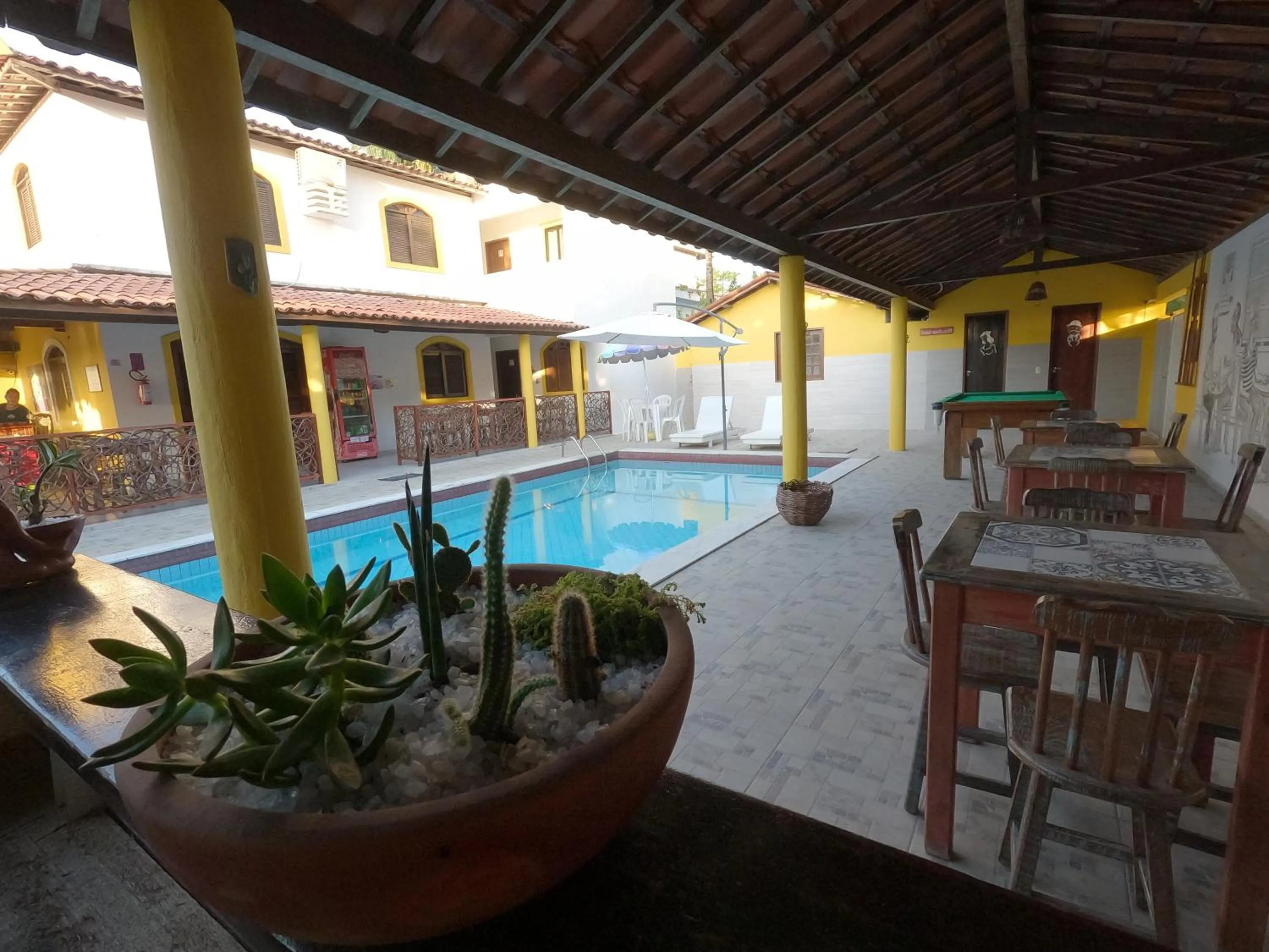 Patio in Pousada Uba-Rio Porto de Galinhas