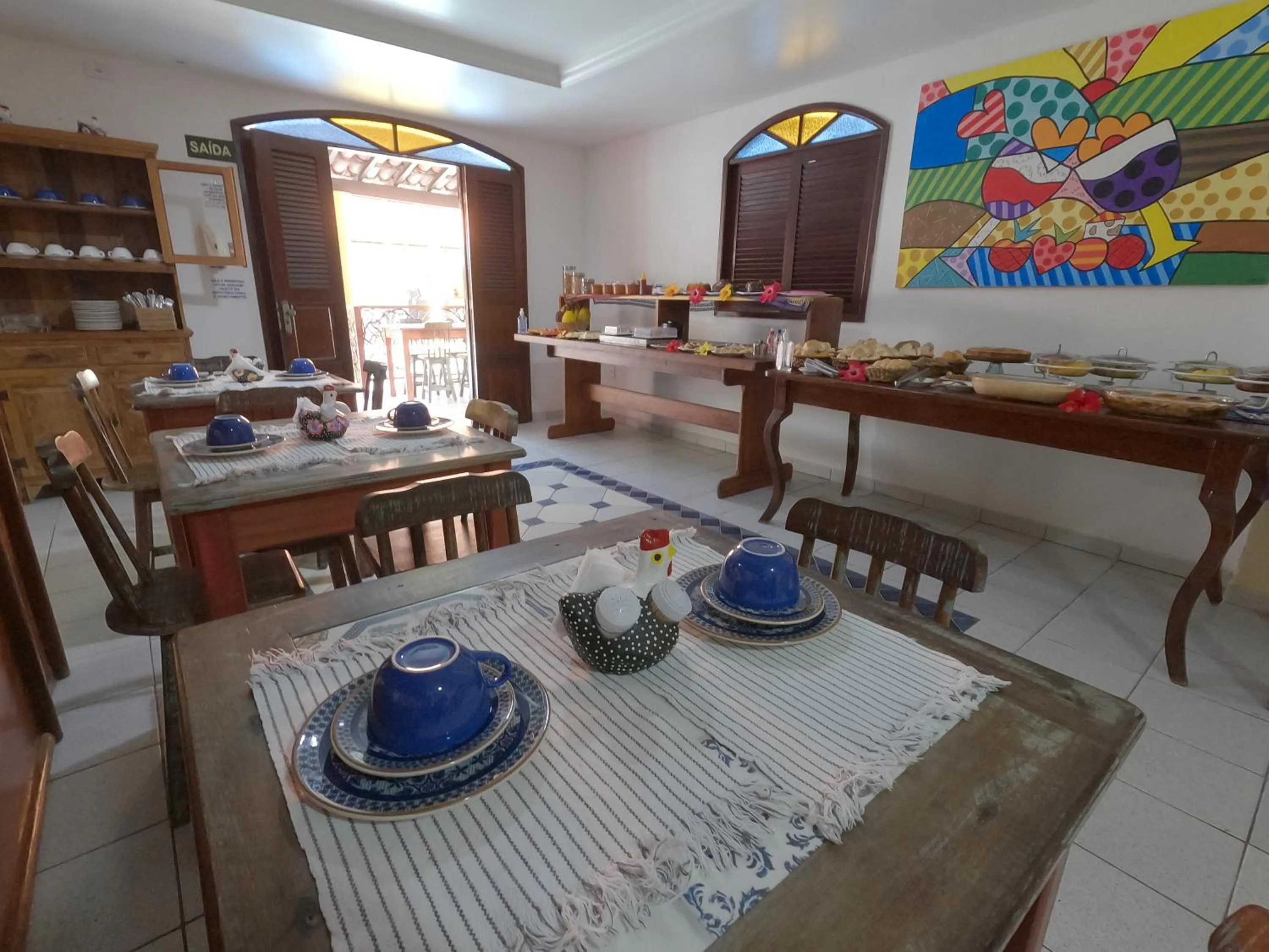 Dining area in Pousada Uba-Rio Porto de Galinhas