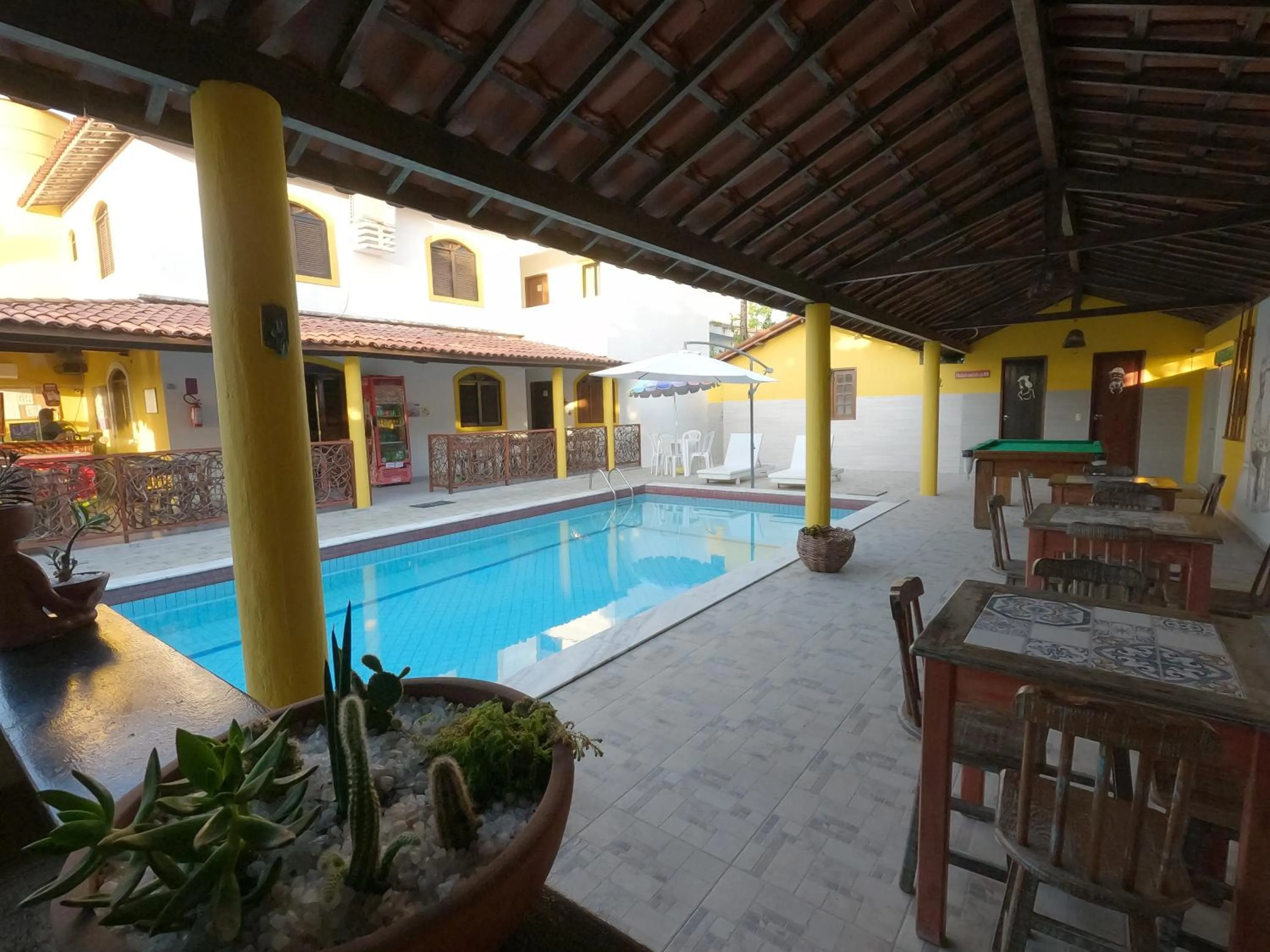 Patio in Pousada Uba-Rio Porto de Galinhas