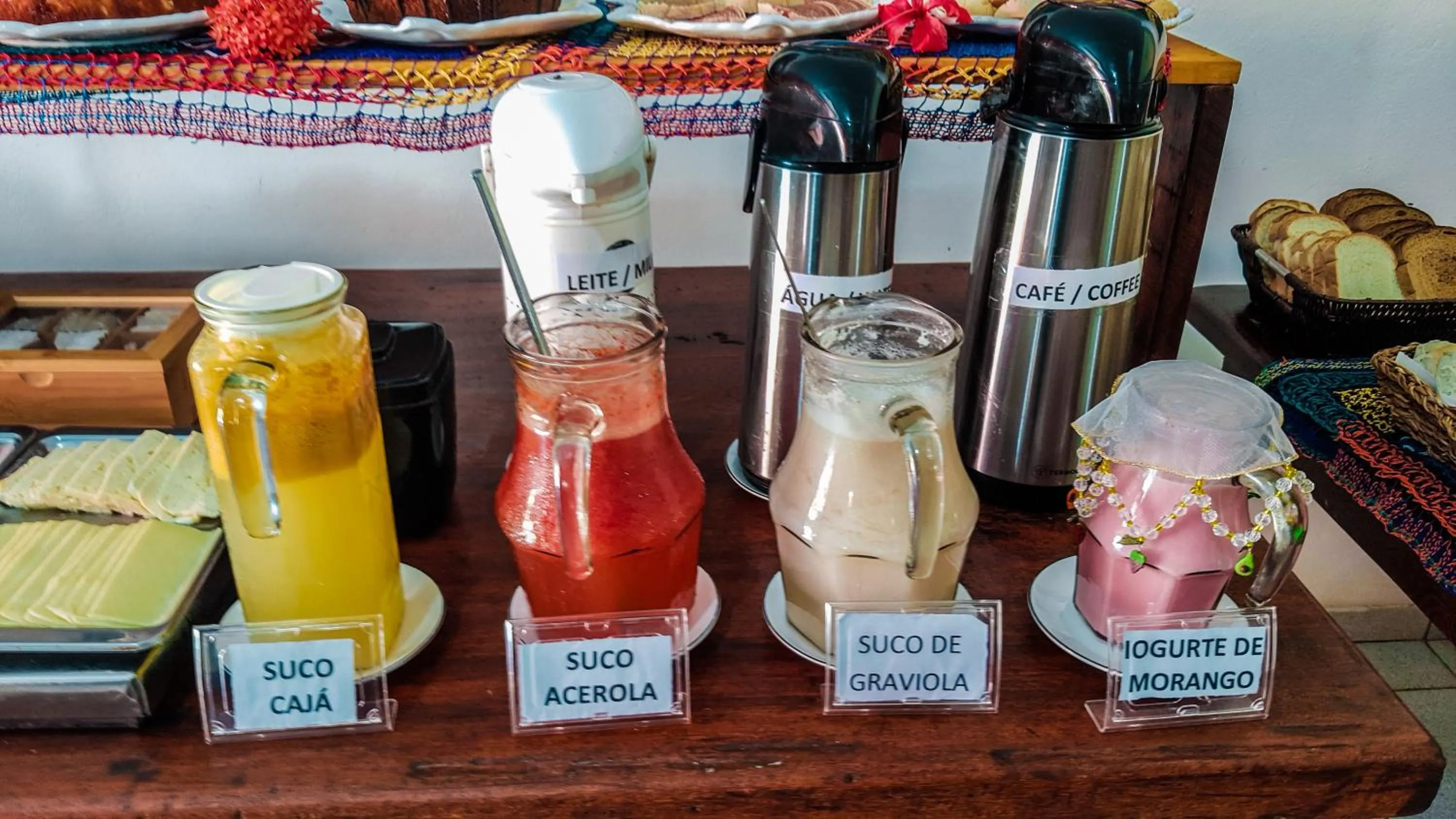 Breakfast in Pousada Uba-Rio Porto de Galinhas