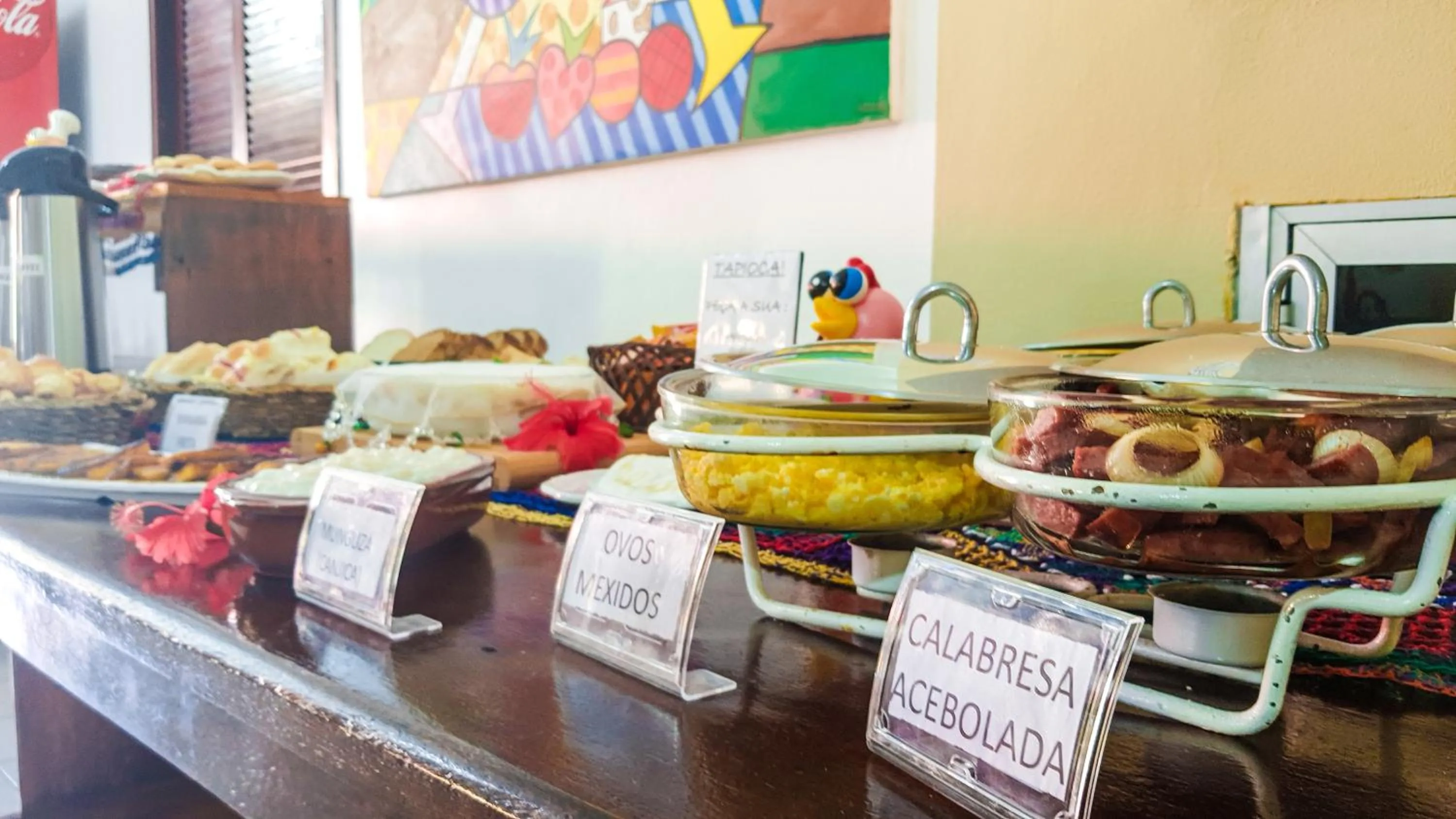 Buffet breakfast in Pousada Uba-Rio Porto de Galinhas