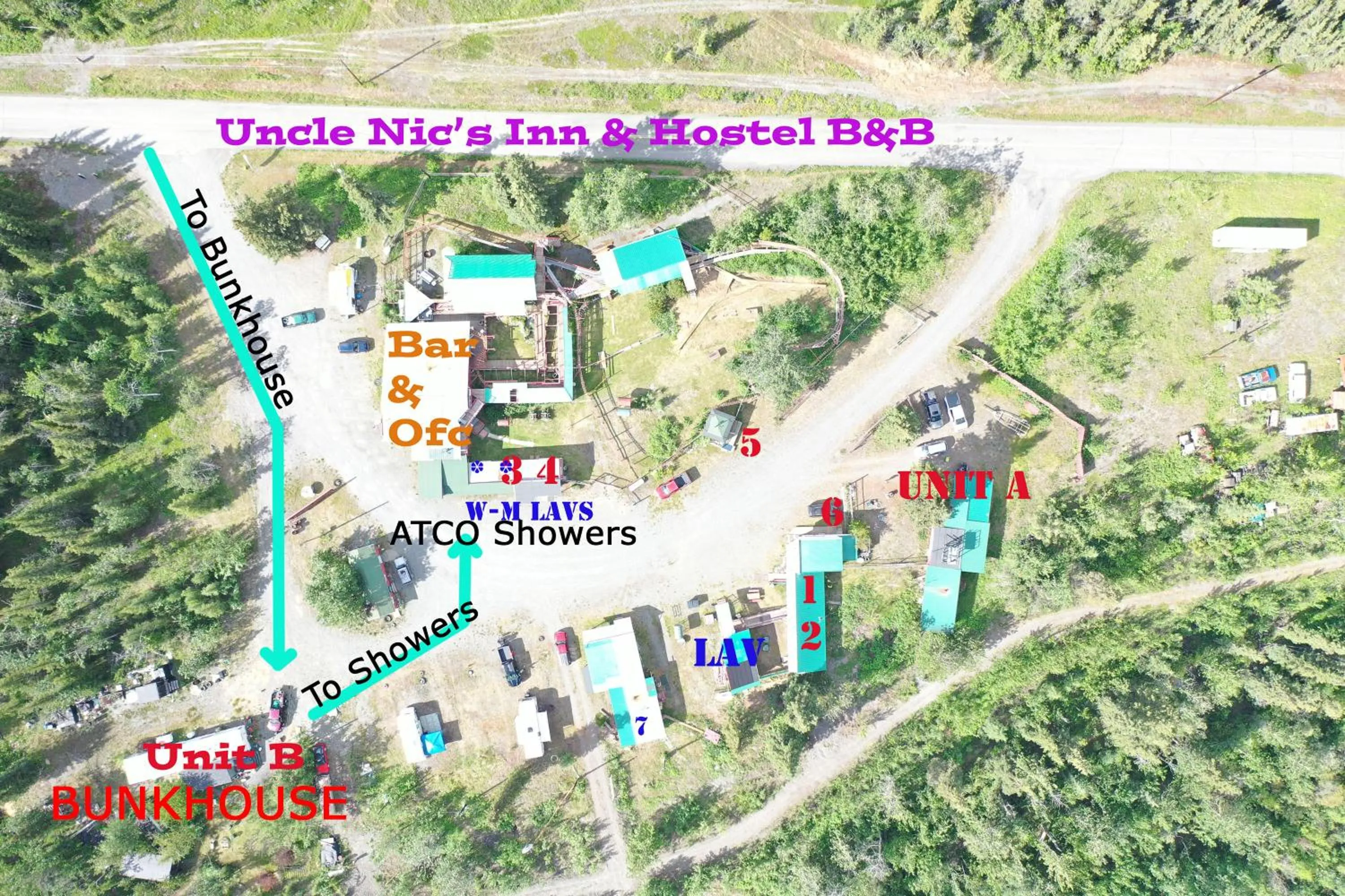 Natural landscape in Uncle Nicolai's Inn B&B