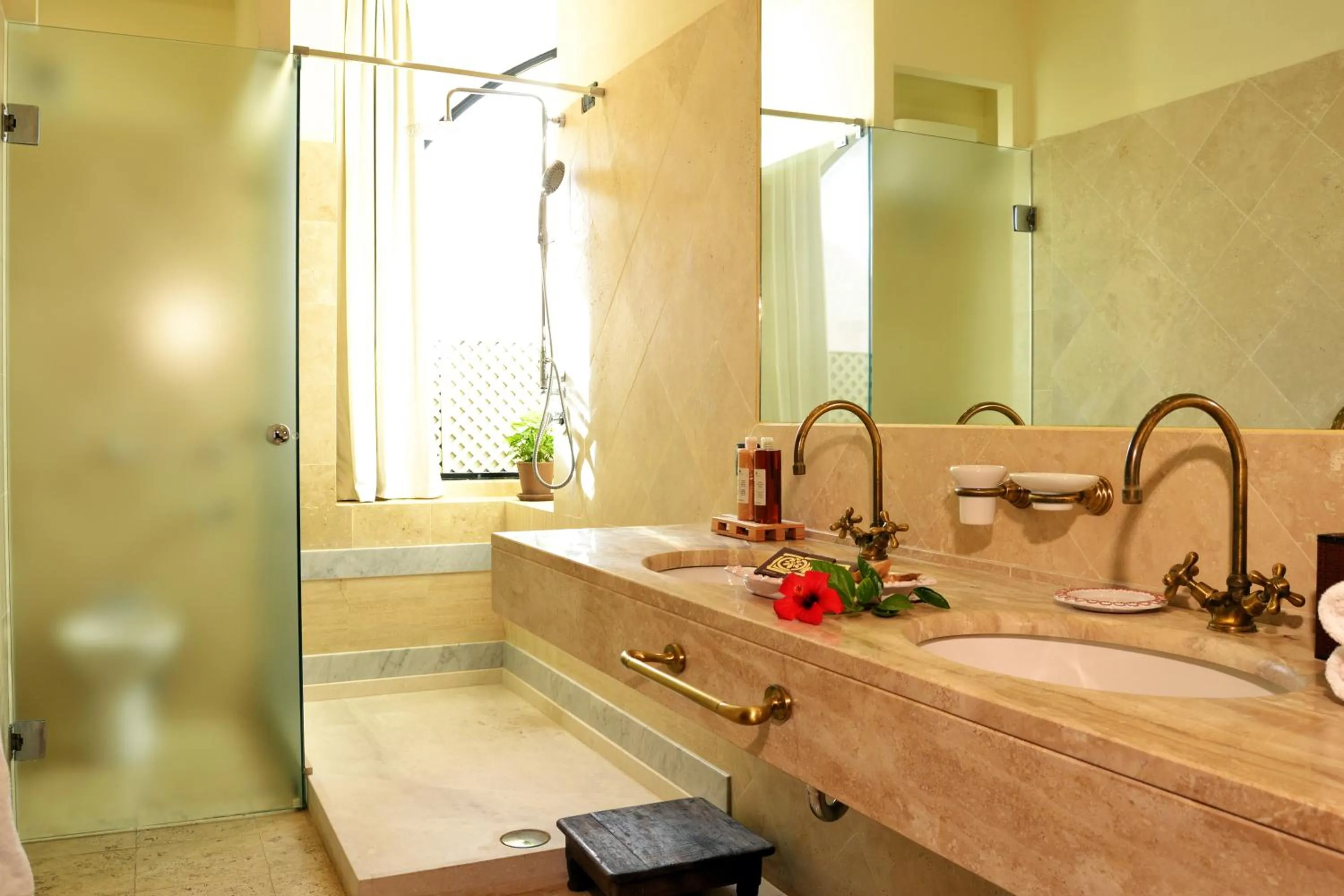 Shower in Hotel Costa dei Fiori