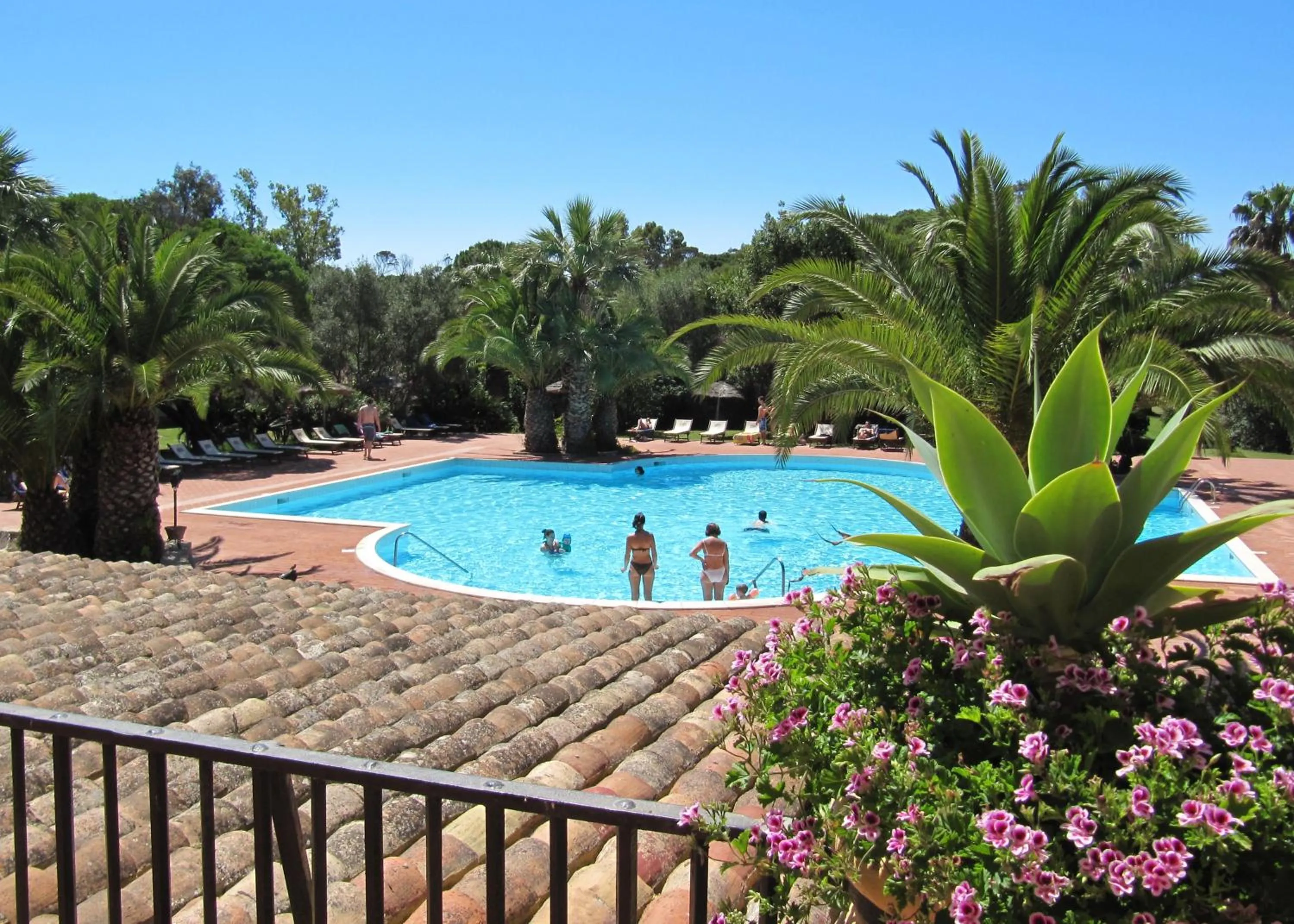 Swimming pool in Hotel Costa dei Fiori