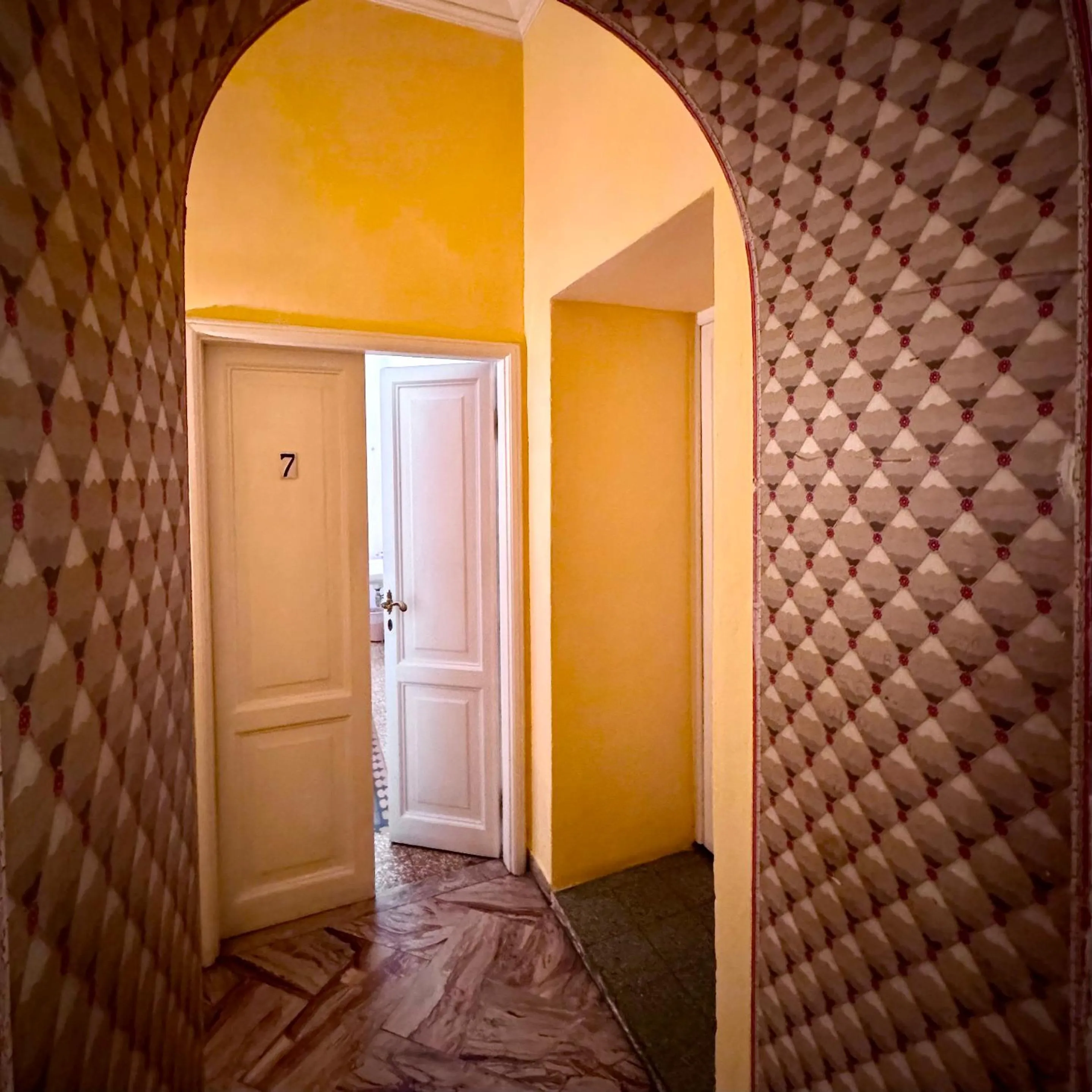 Decorative detail in Hotel Cestelli