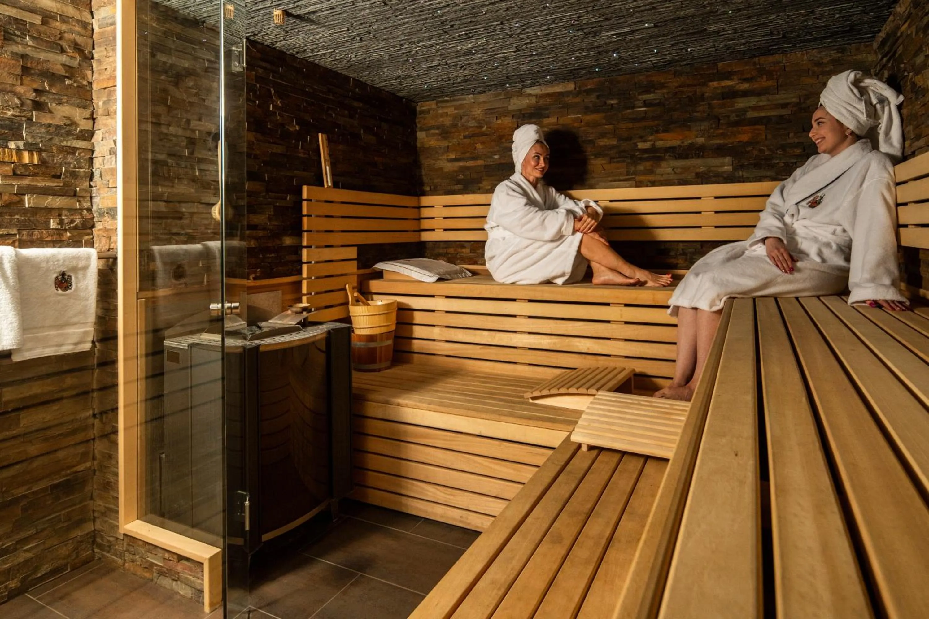 Sauna in SCHLOSSRESIDENZ - Boutique Apartments & Hotel Suiten