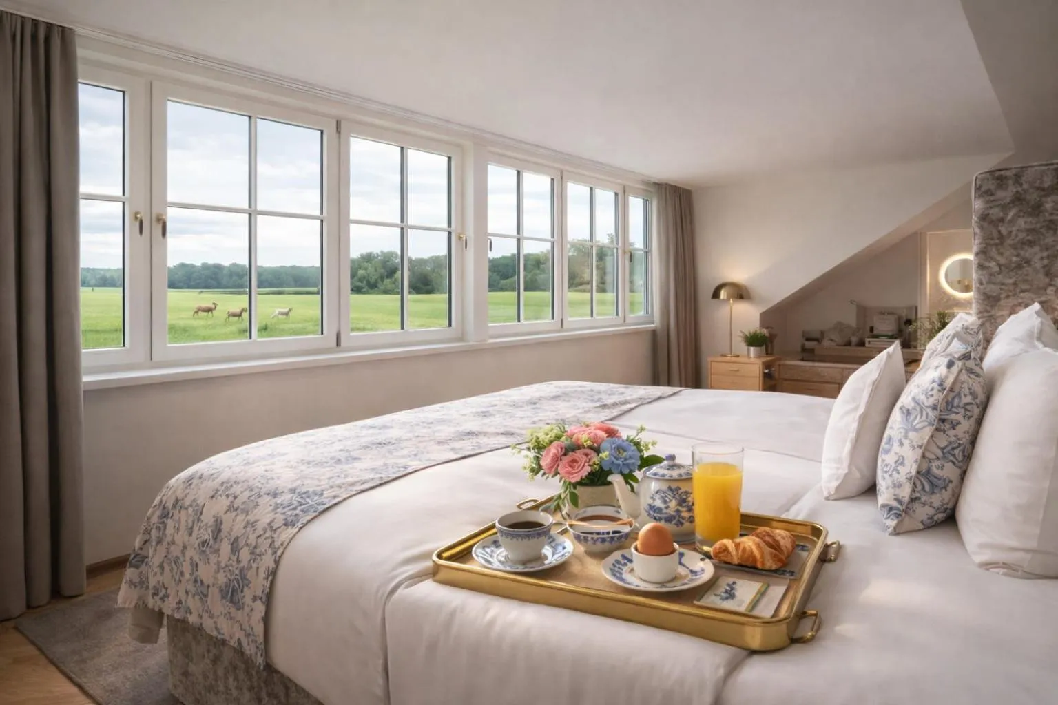 Photo of the whole room, Bed in SCHLOSSRESIDENZ - Boutique Apartments & Hotel Suiten