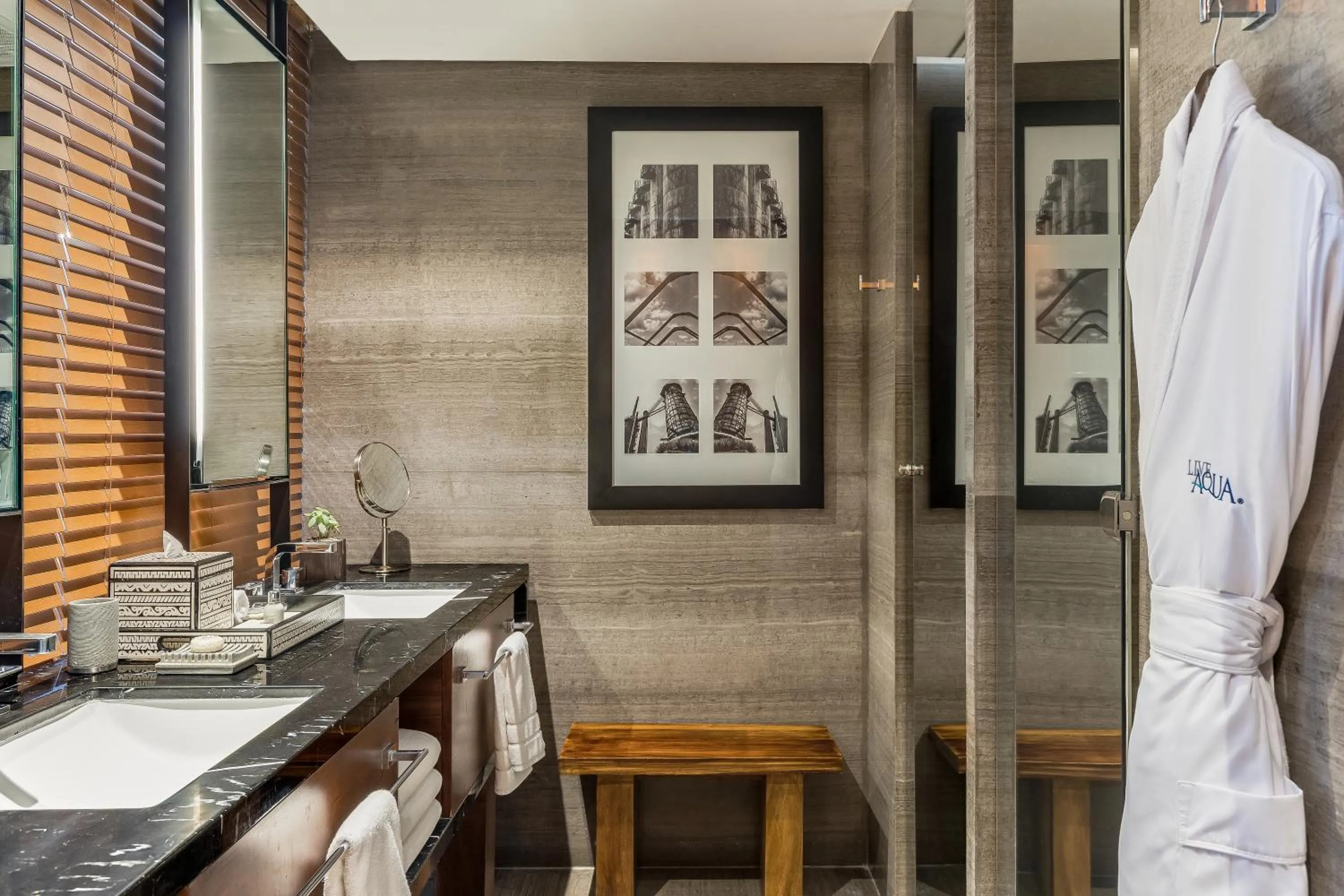 Bathroom in Live Aqua Monterrey