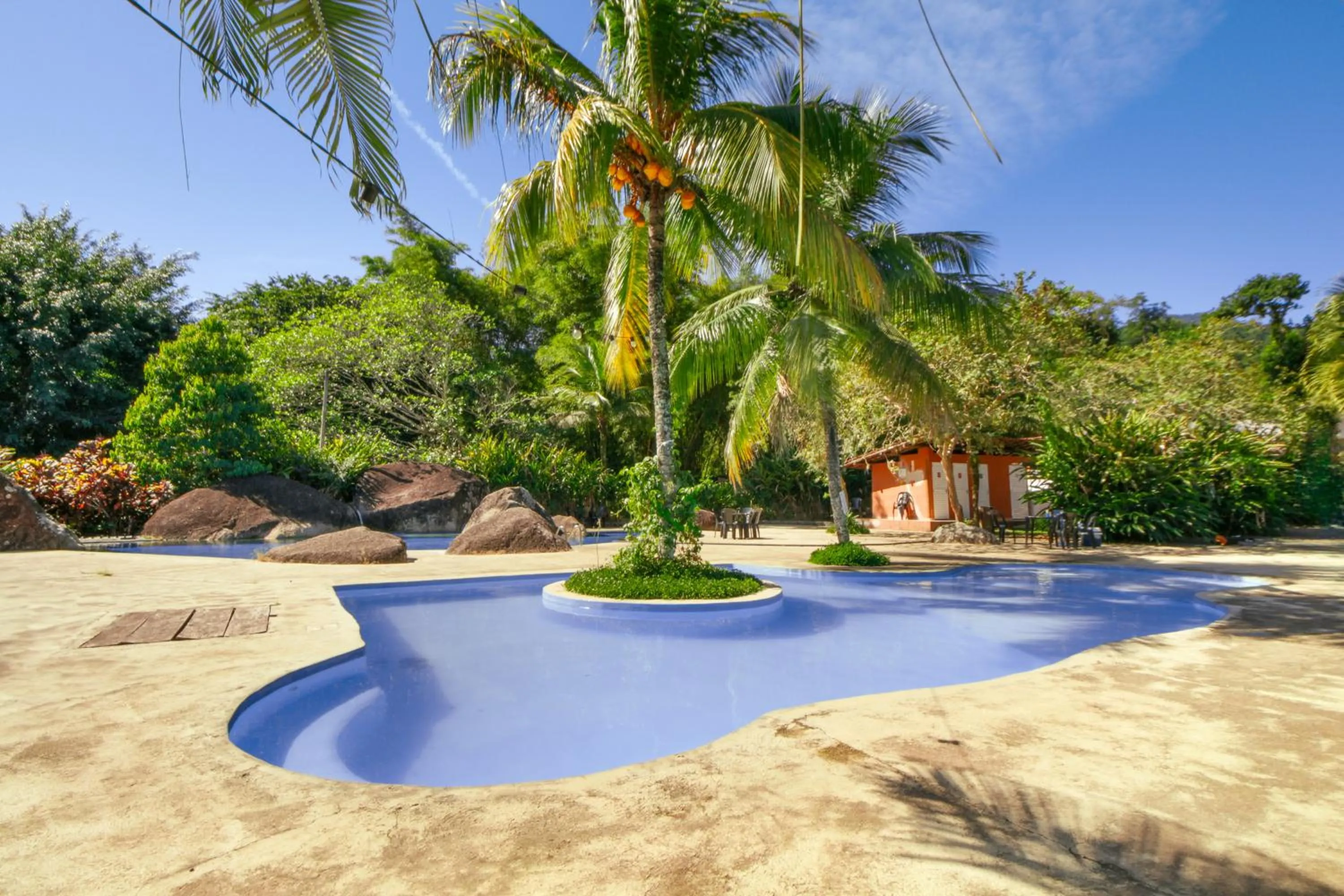 Swimming pool in Camping & Cabanas Ilhabela