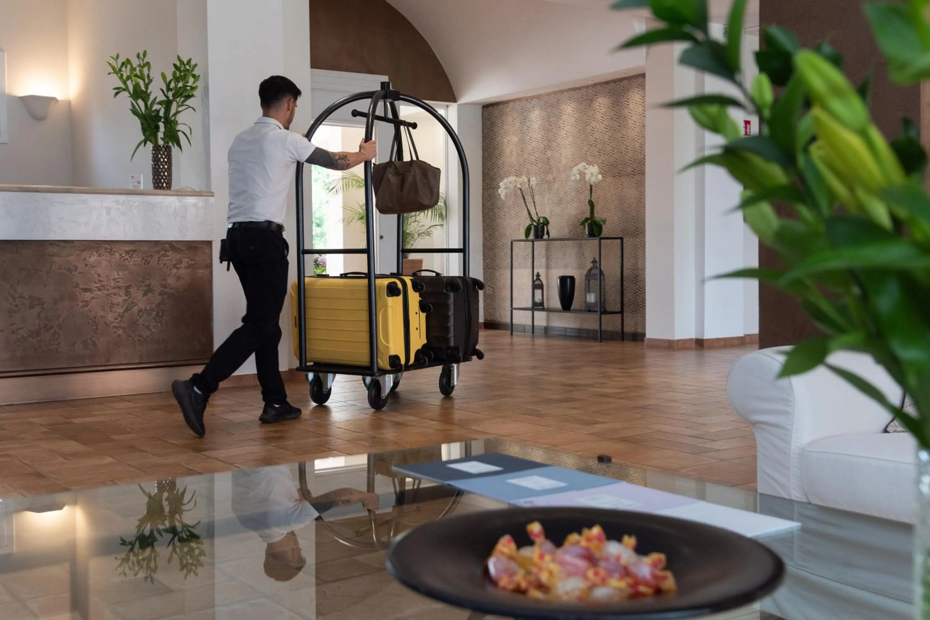 Lobby or reception in Hotel Cala Caterina