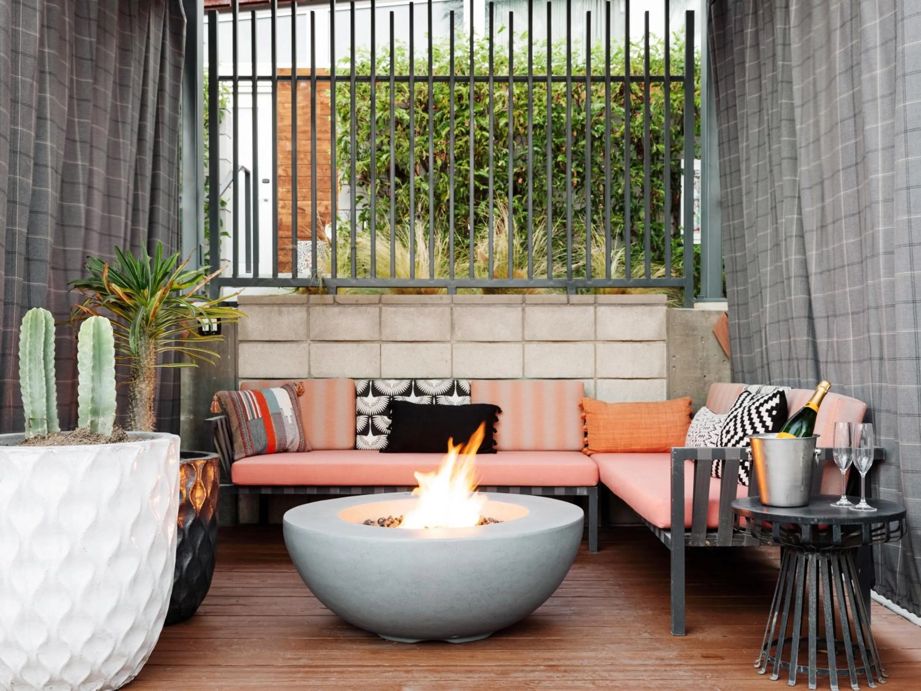 Patio in ARRIVE Palm Springs - Adults Only