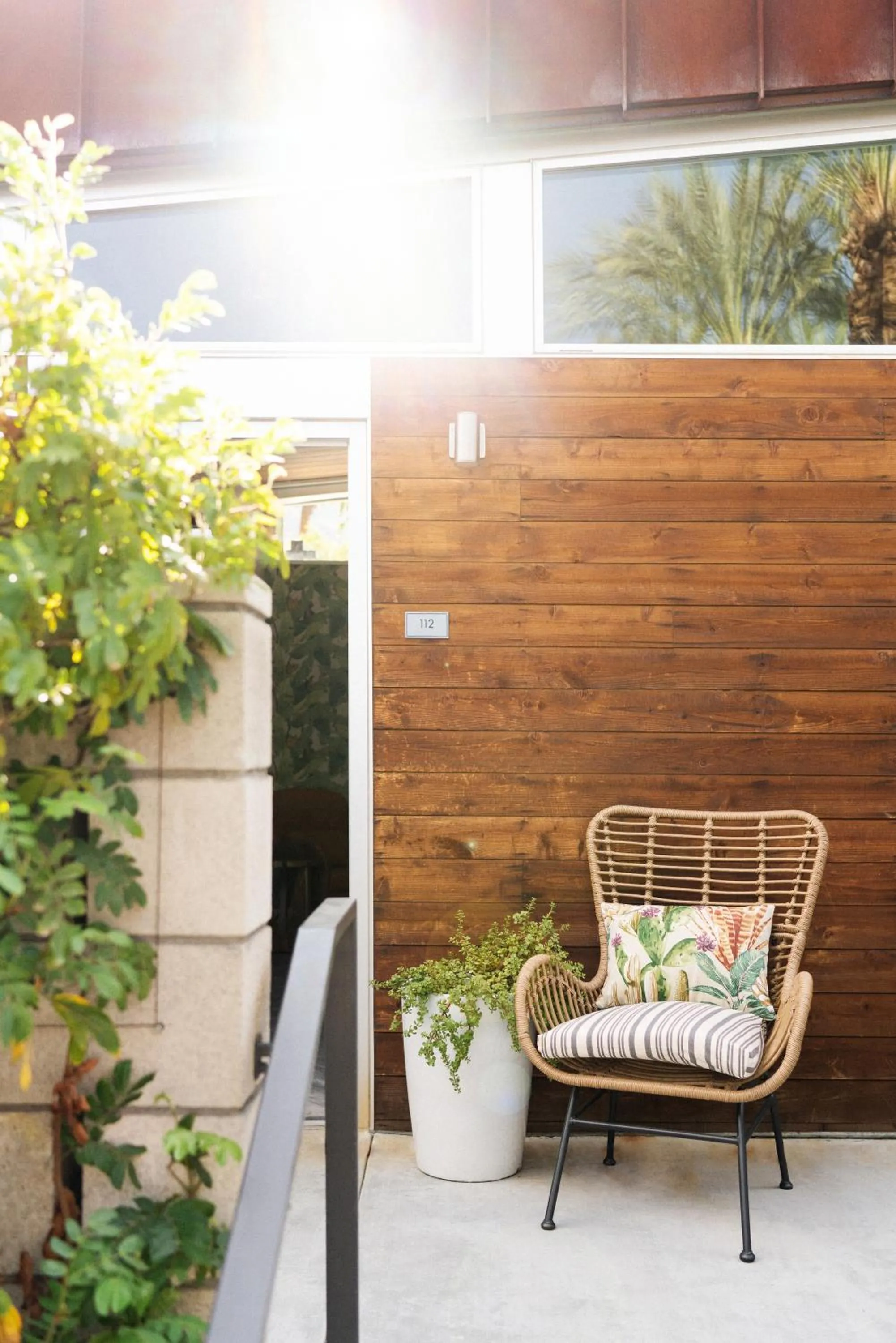 Patio in ARRIVE Palm Springs - Adults Only