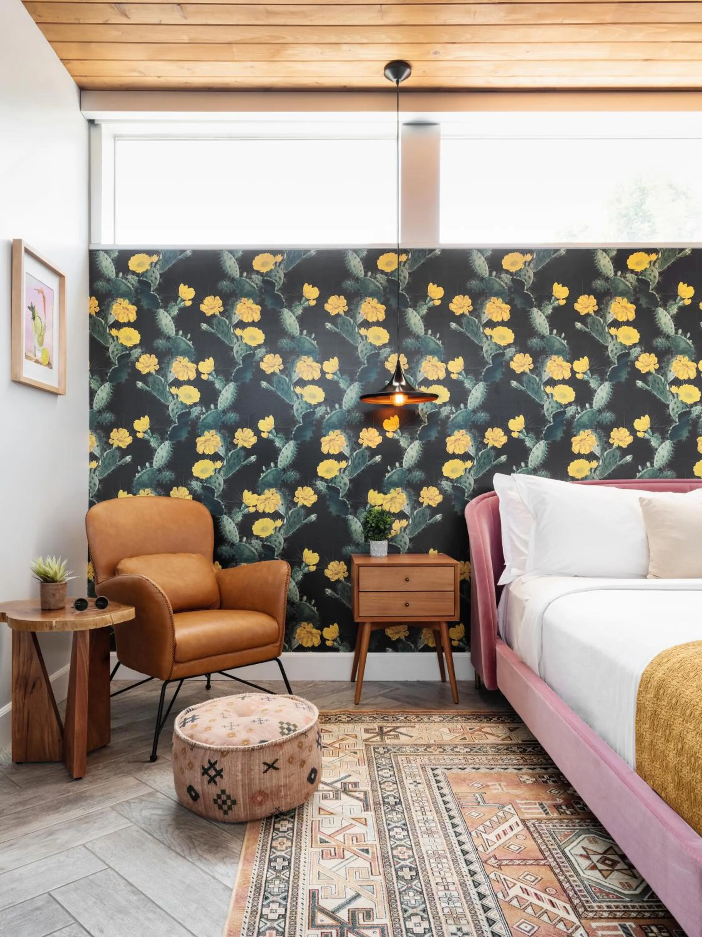 Patio, Bed in ARRIVE Palm Springs - Adults Only