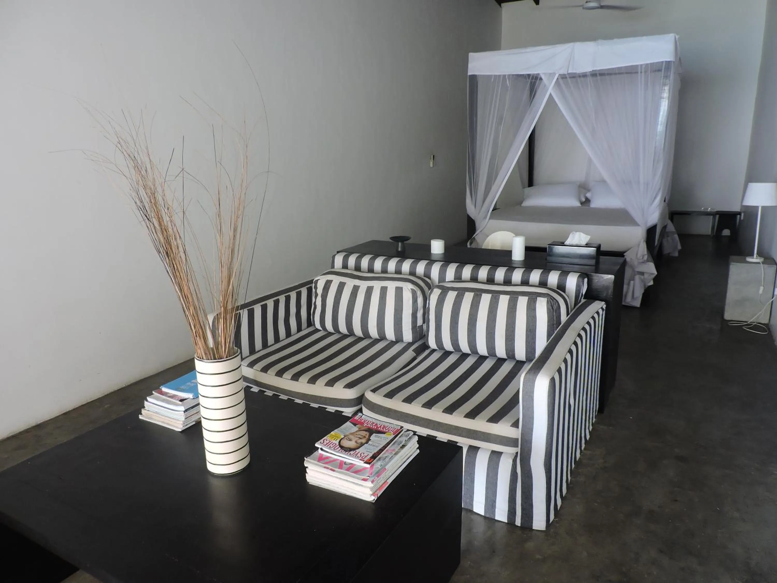 Bed in Galle Henna Beach House