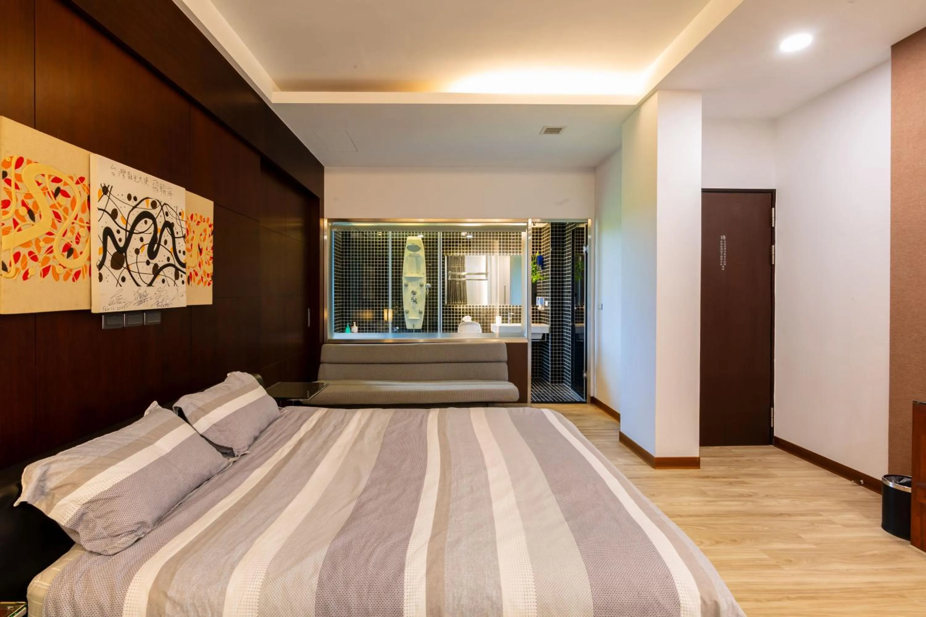 Bedroom, Bed in The Designer's House